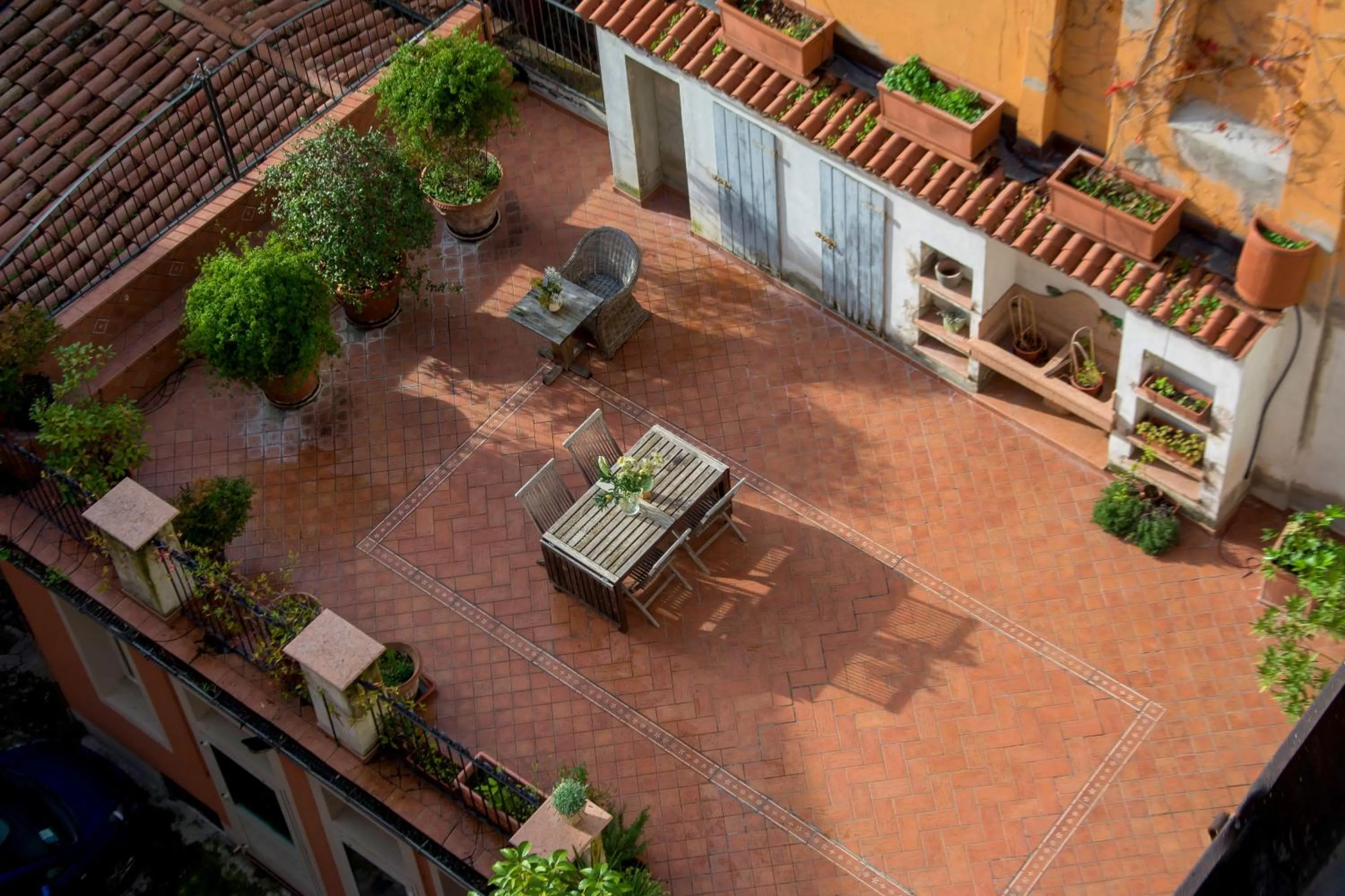 Balcony/Terrace in Hotel Pedrini