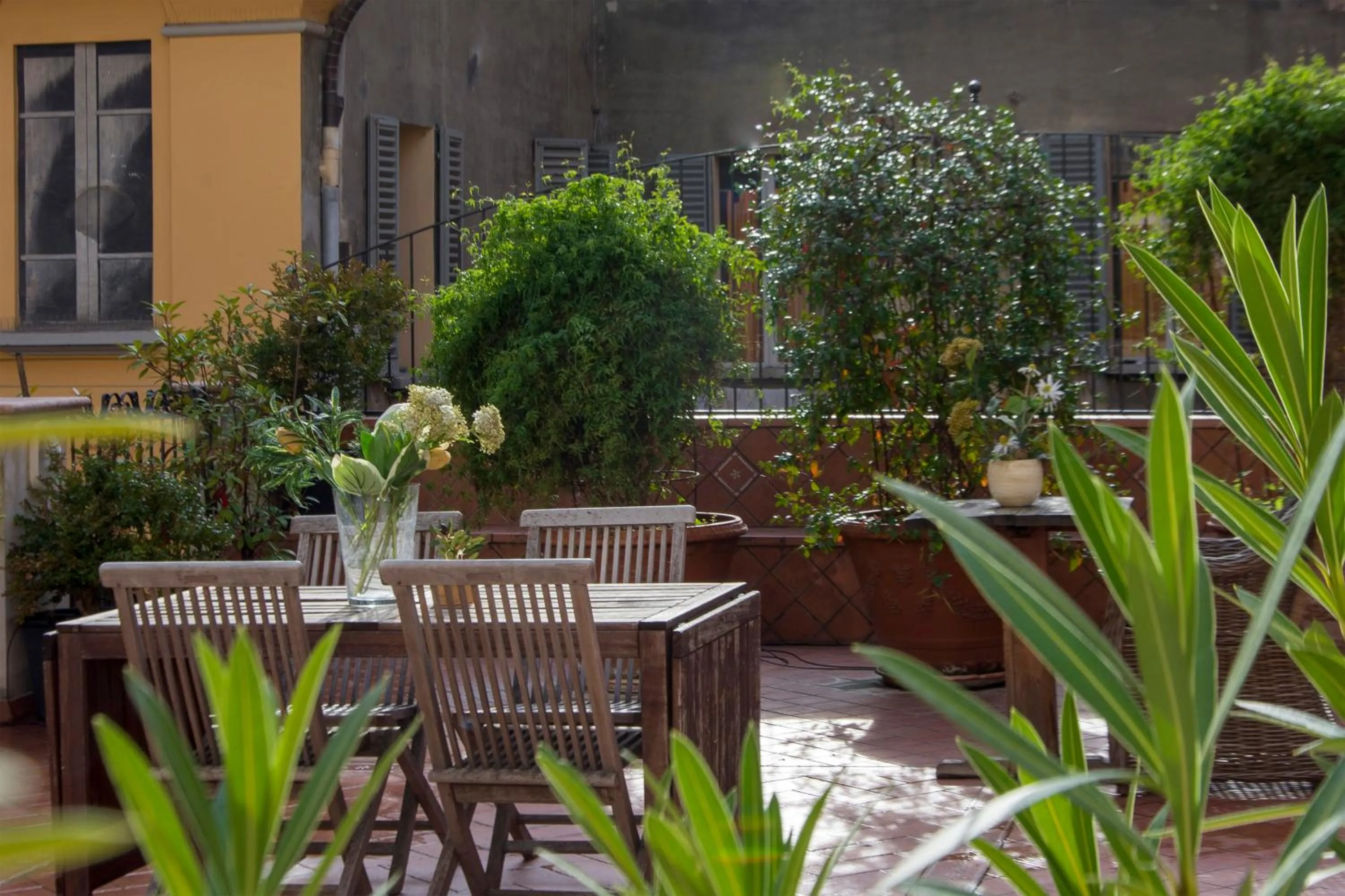 Balcony/Terrace in Hotel Pedrini