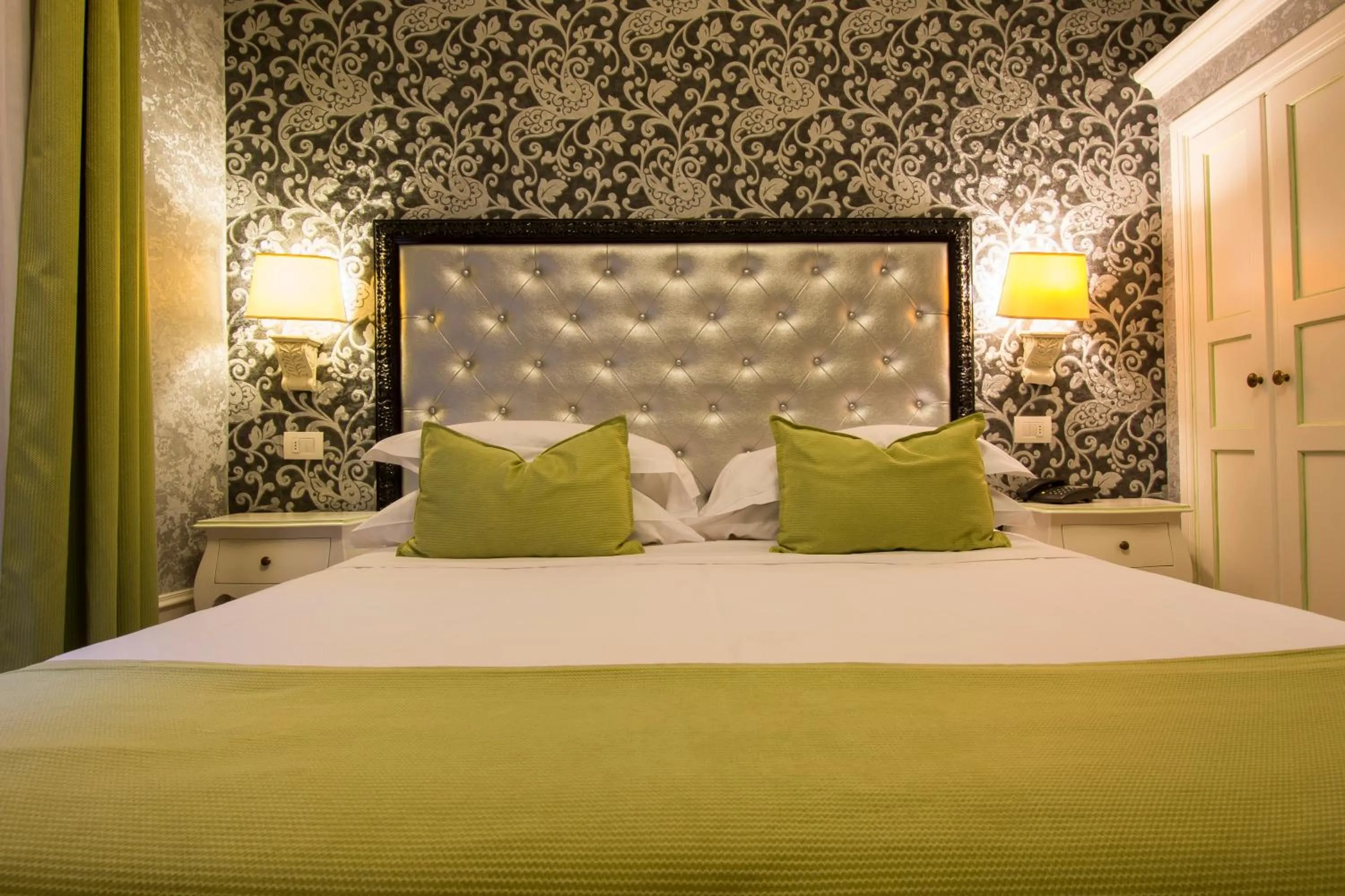 Bed in Hotel Pedrini