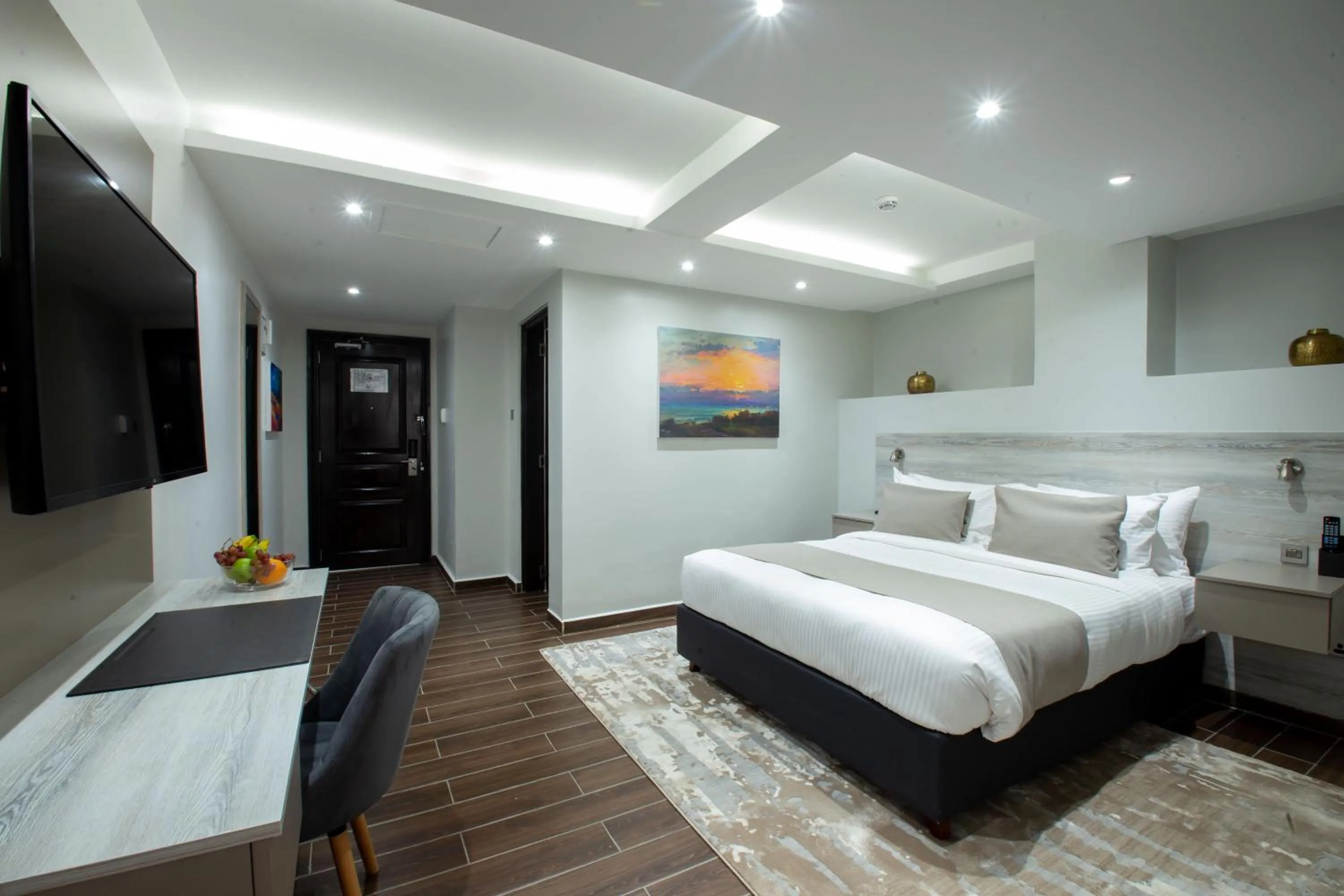 Bed in Hotel Mokka City