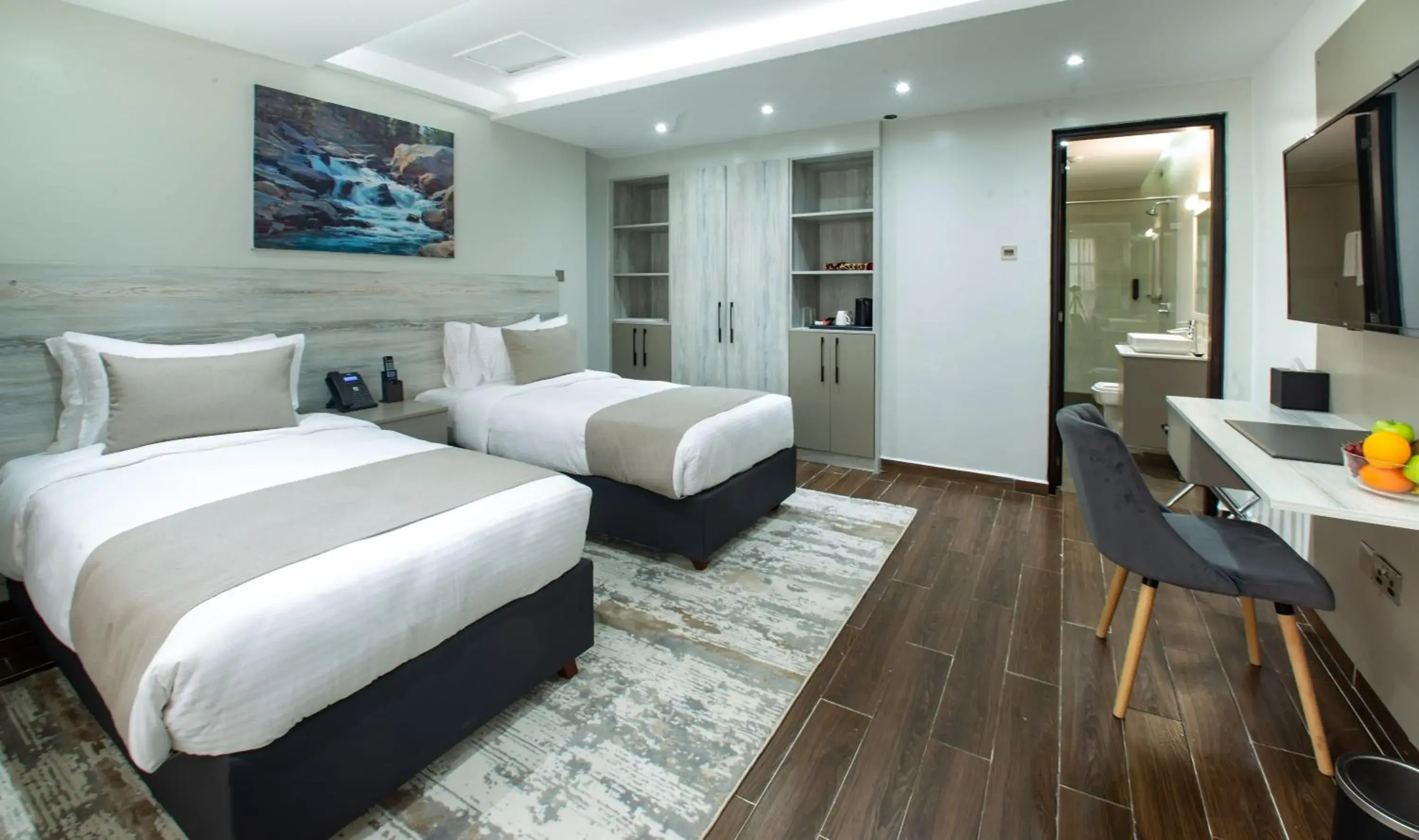 Deluxe Twin Room in Hotel Mokka City Deluxe Twin Room in Hotel Mokka City