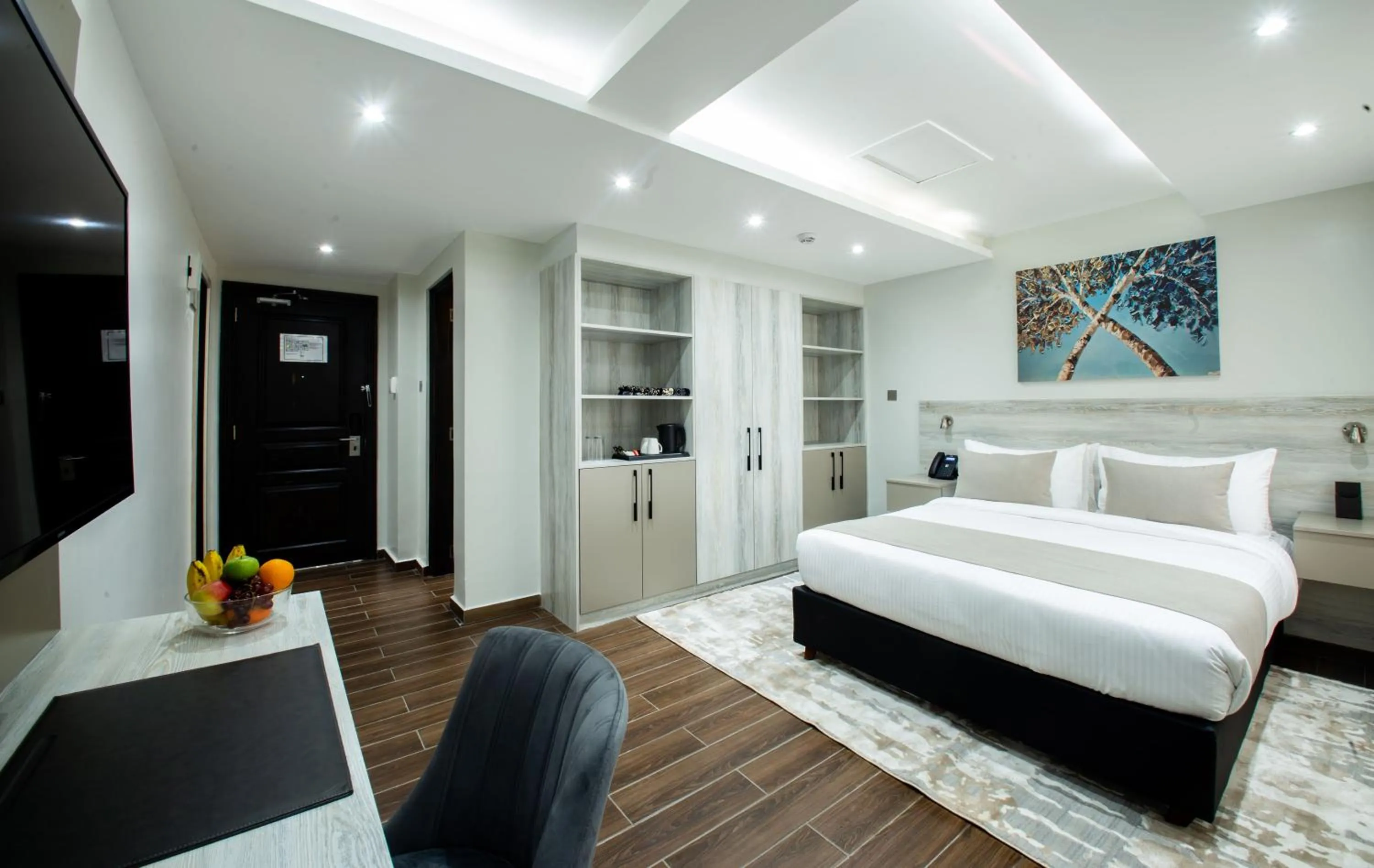 Bed in Hotel Mokka City