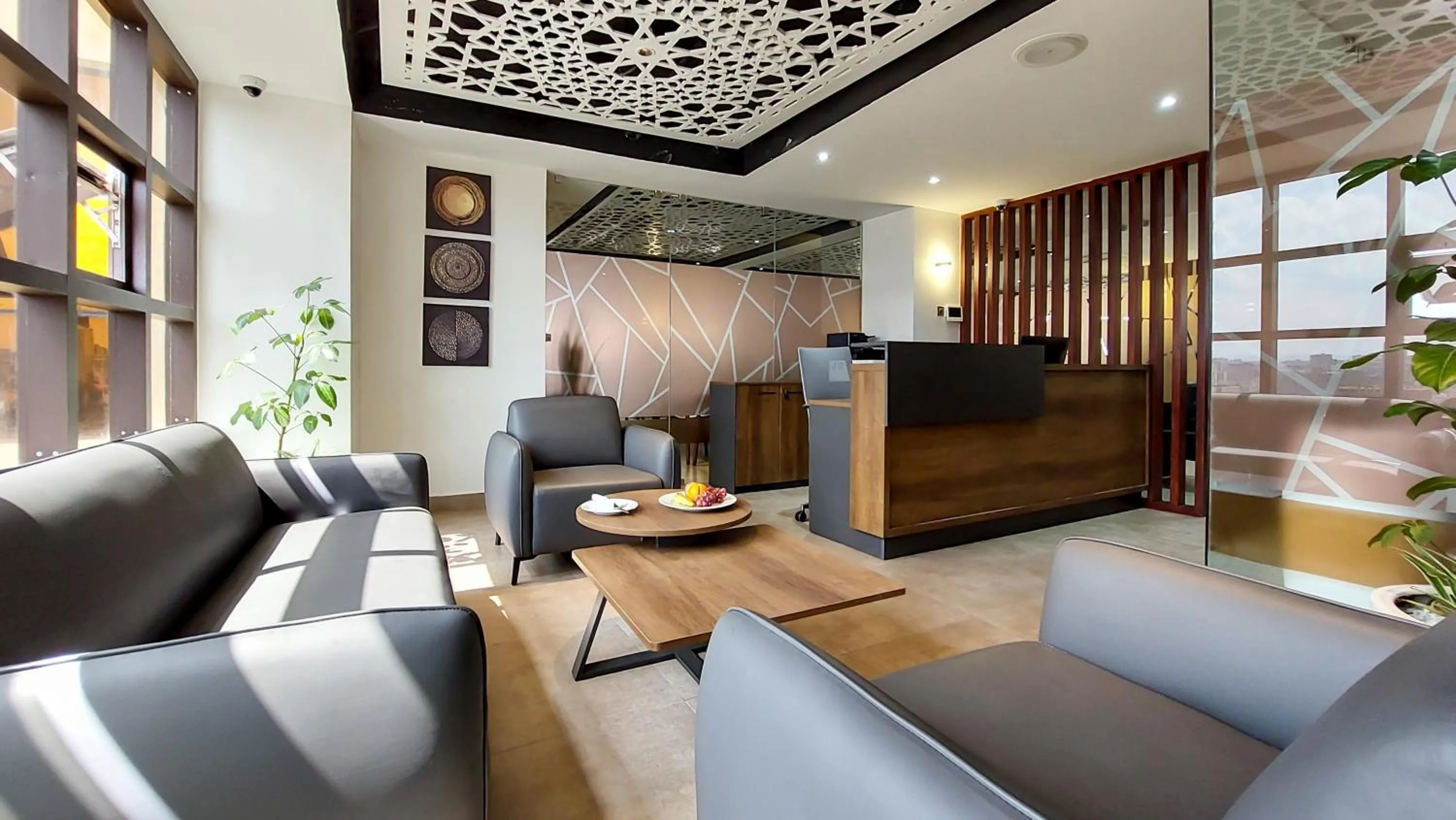 Lobby or reception in Hotel Mokka City