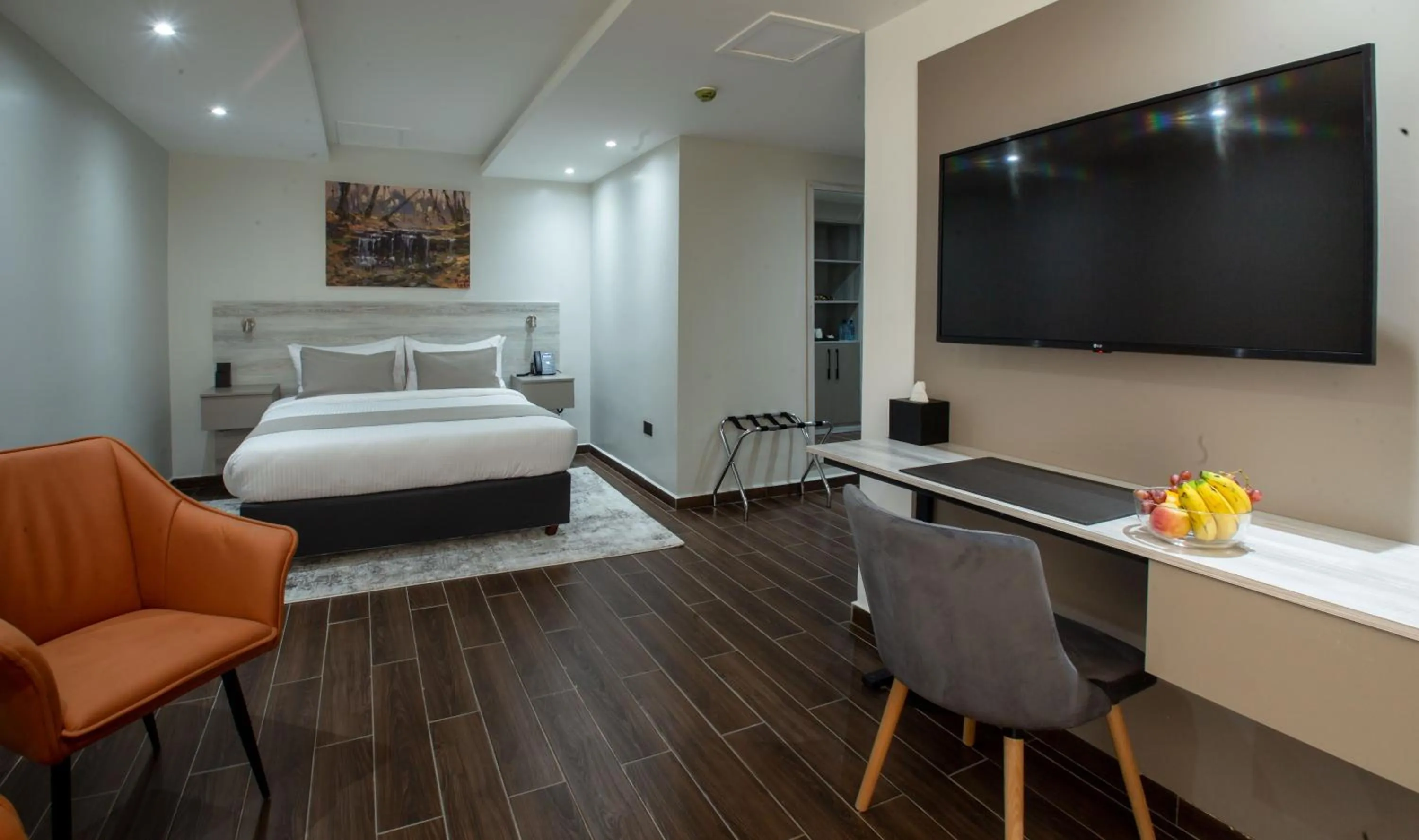 Bed in Hotel Mokka City