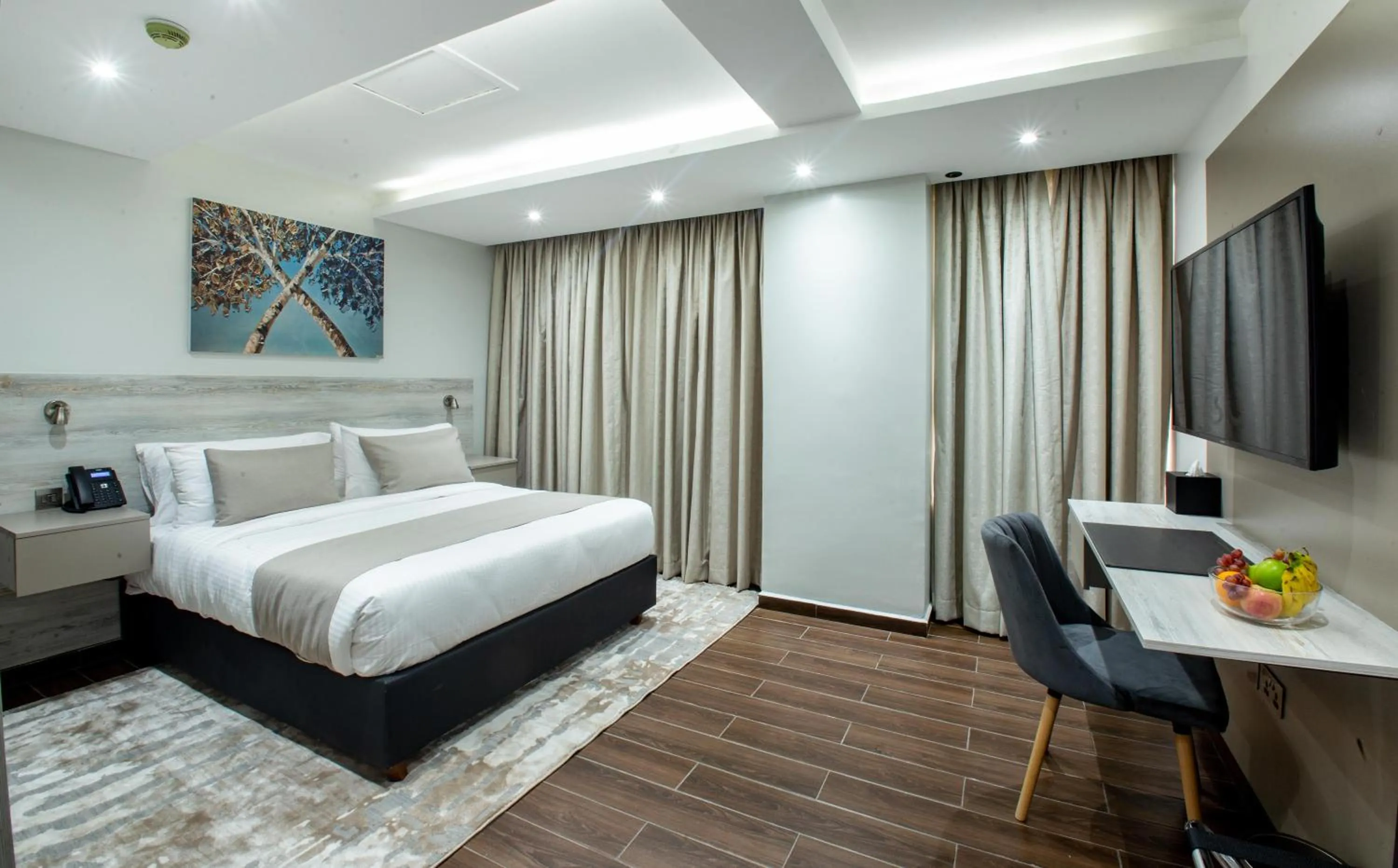 Bed in Hotel Mokka City