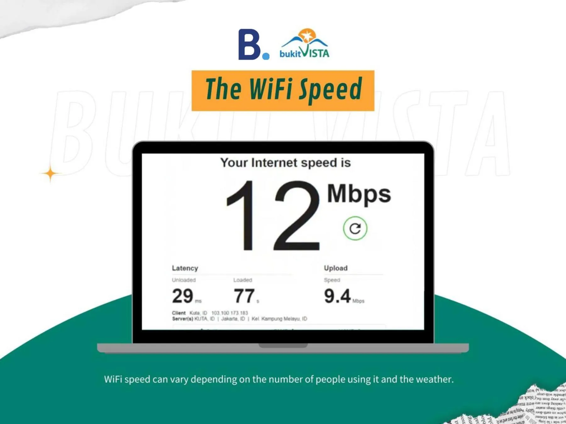 Text overlay in Bong Hostel Nusa Lembongan by Bukit Vista