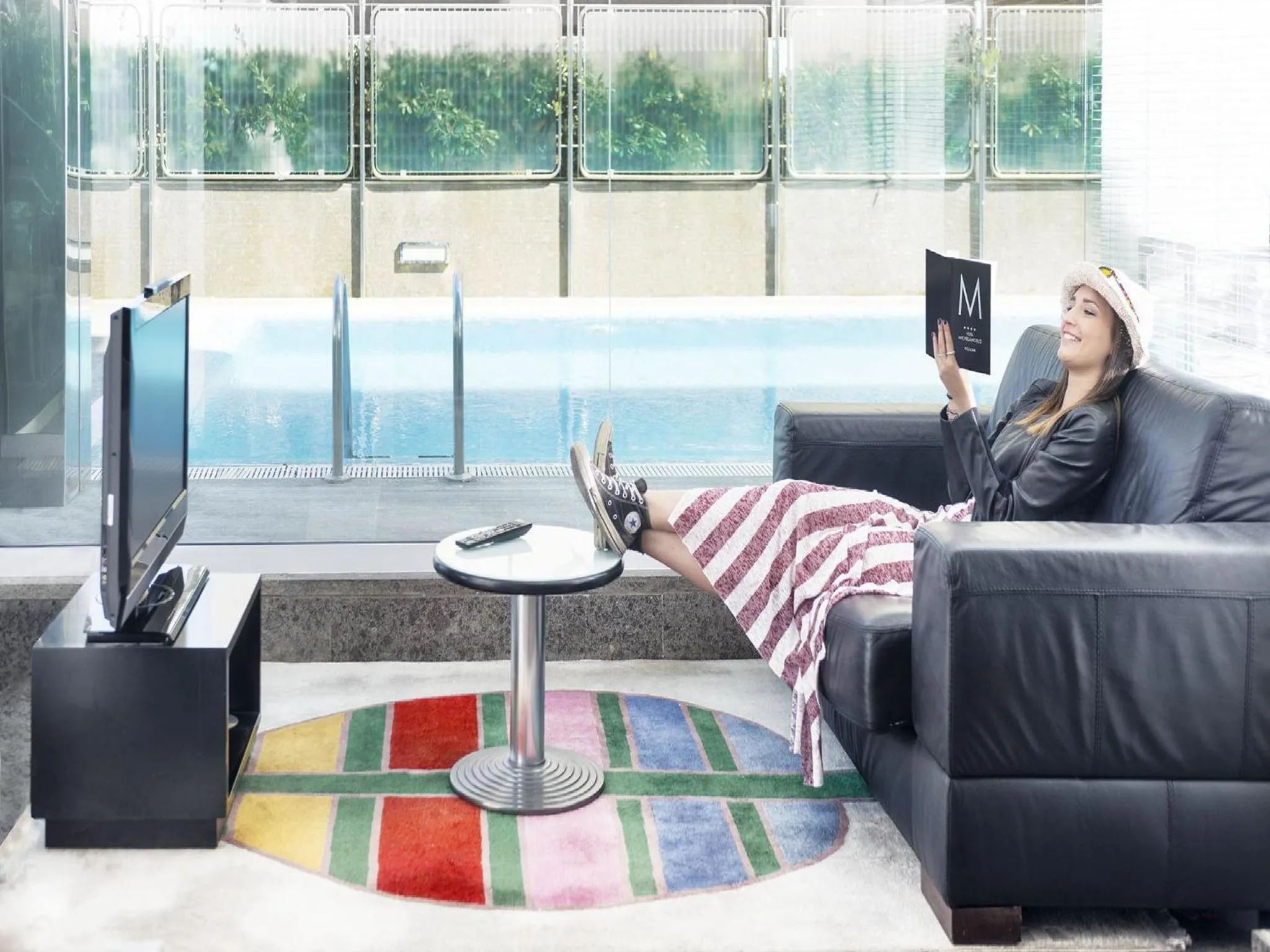 Lobby or reception in Hotel Michelangelo