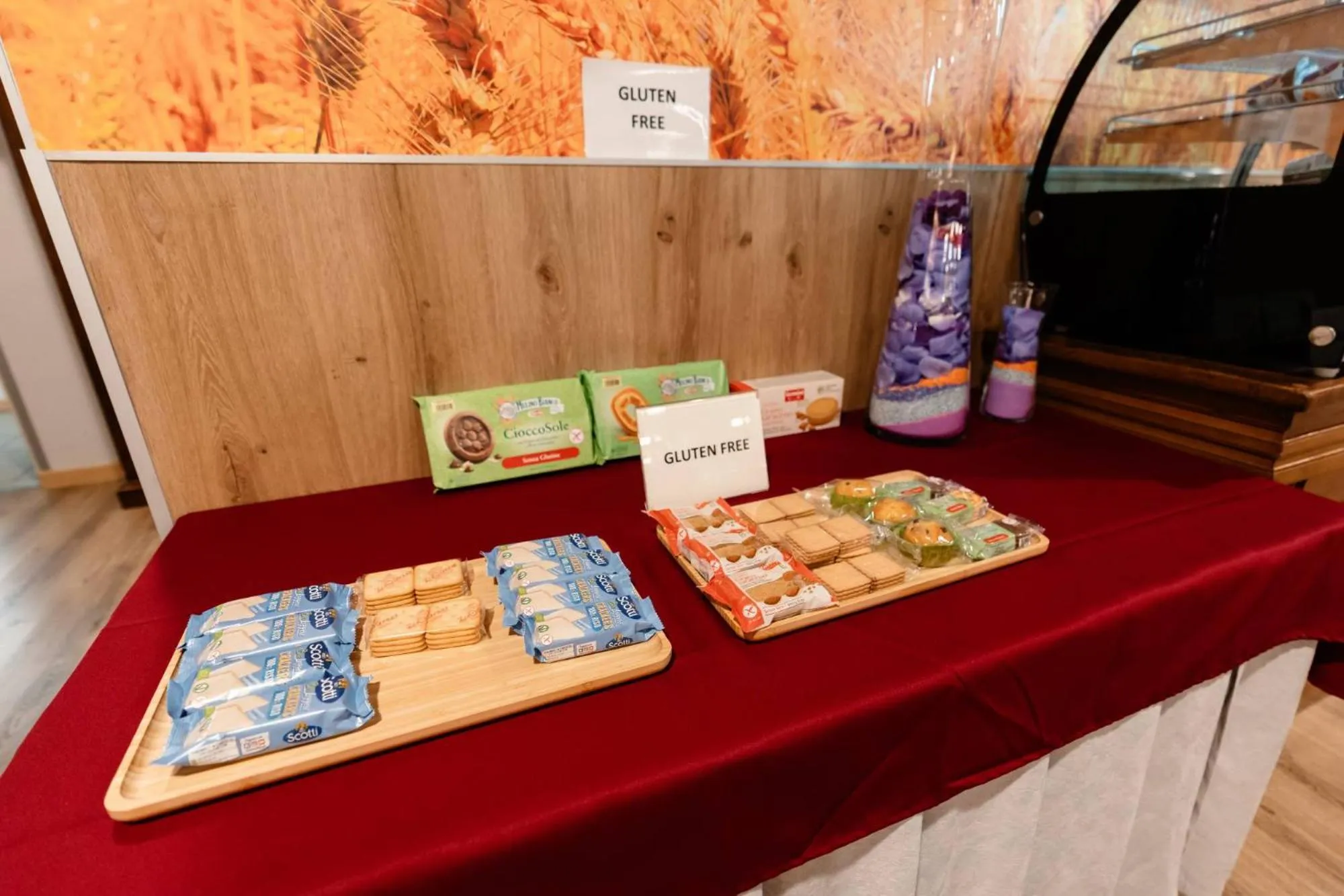 Continental breakfast in Hotel Ristorante I Castelli