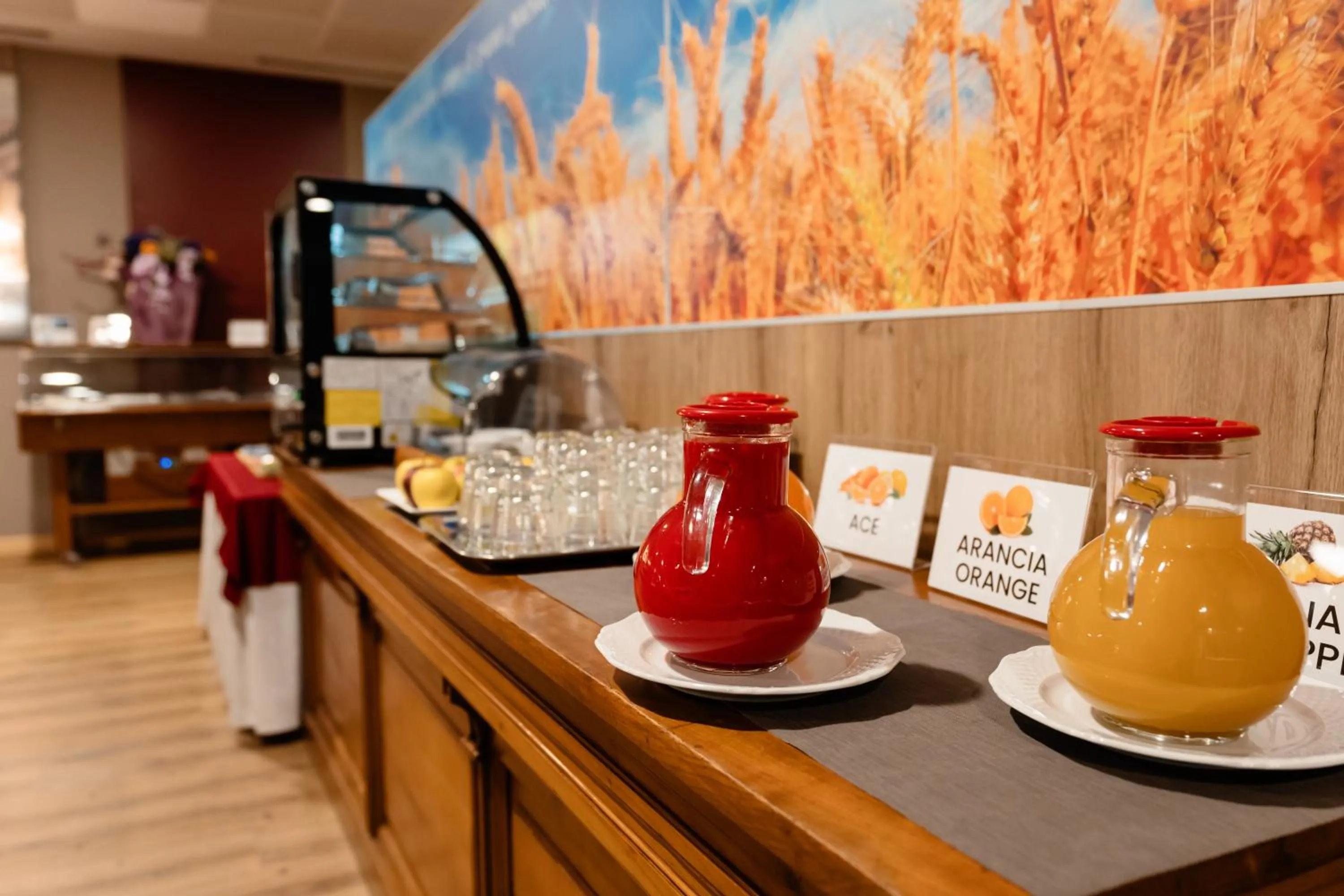 Buffet breakfast in Hotel Ristorante I Castelli