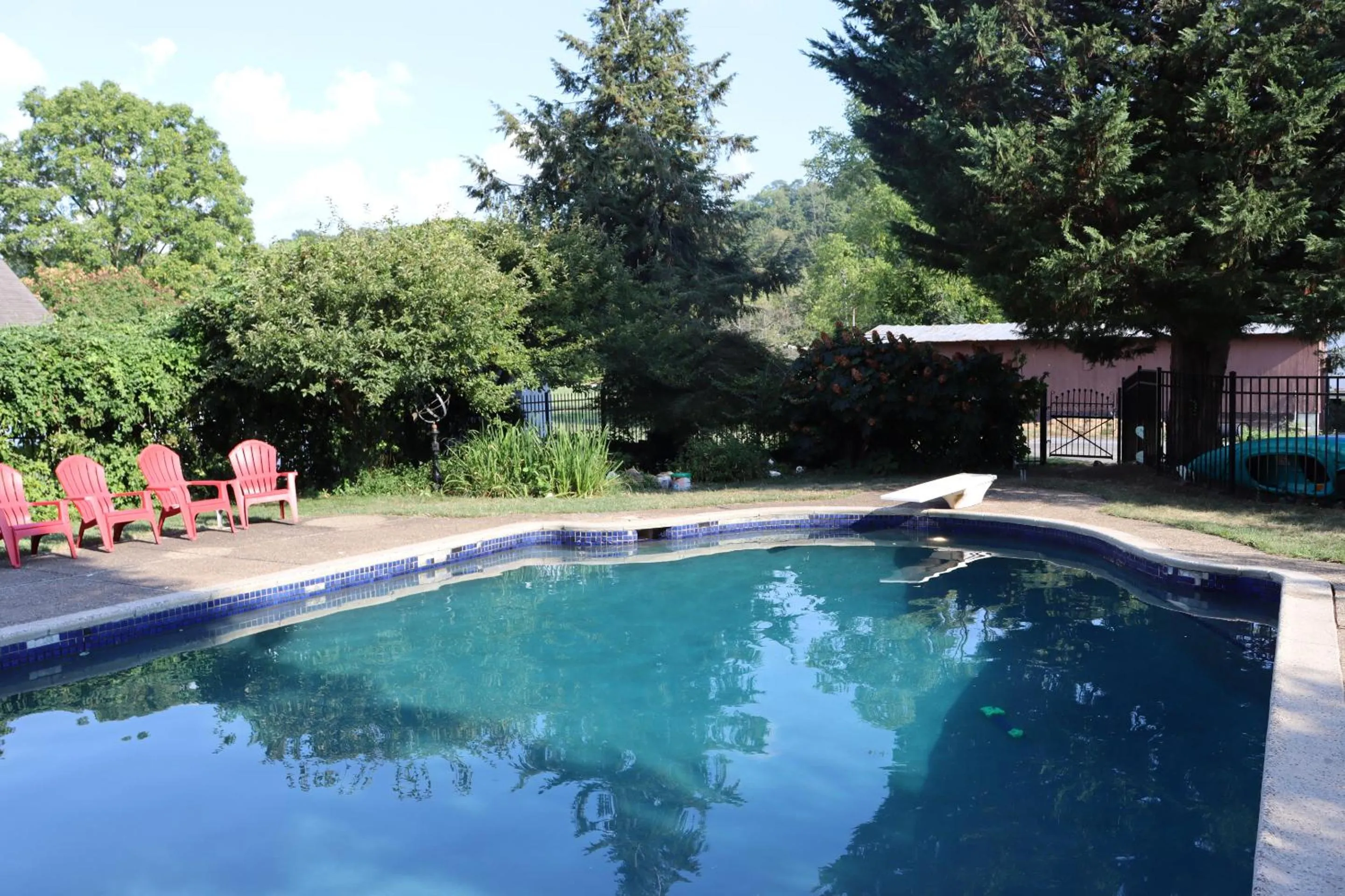 Pool view in VAAST Bed & Breakfast