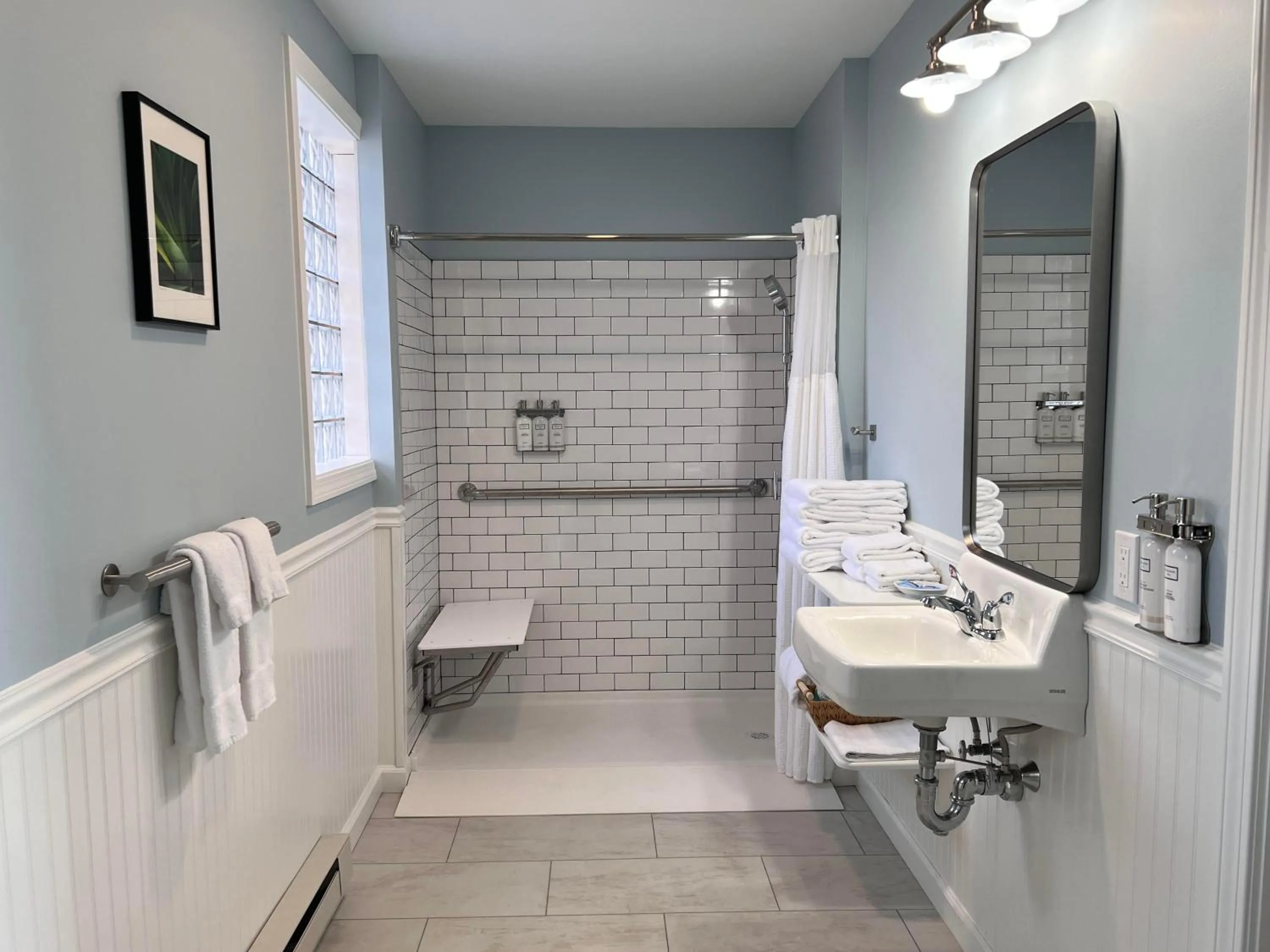 Shower in Blue Vista Motor Lodge