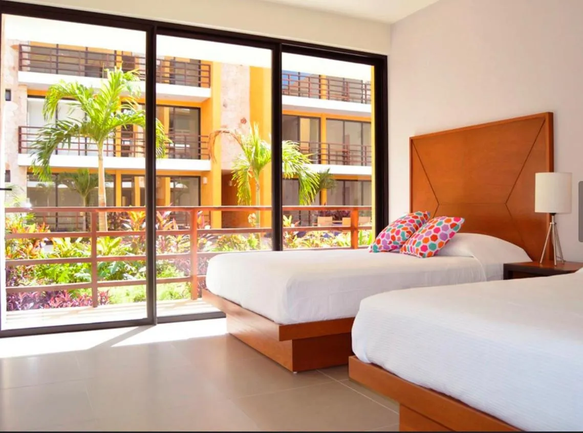 Bed in Lujoso departamento en el corazón de Playa