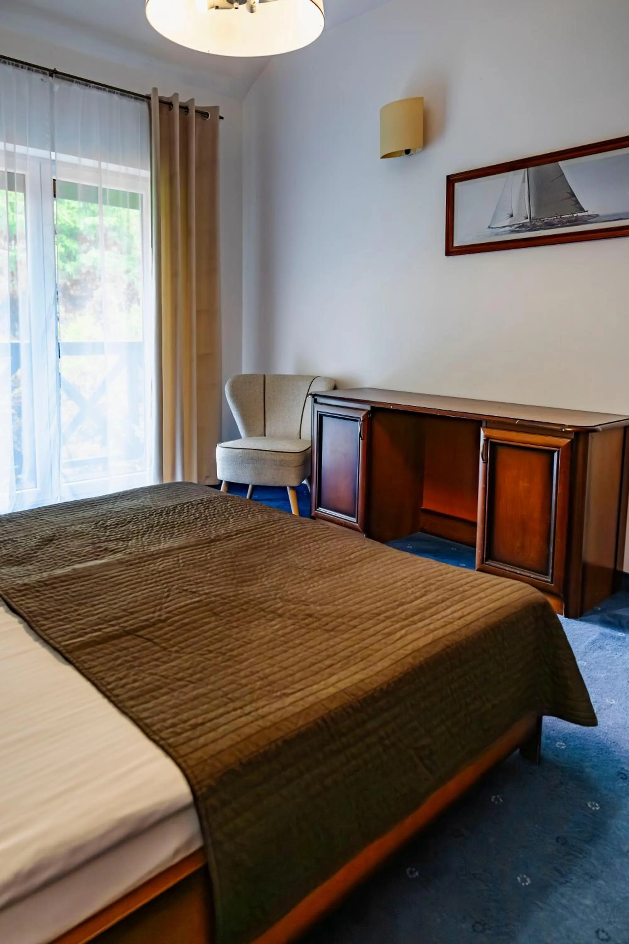 Bed in Hotel Masuria