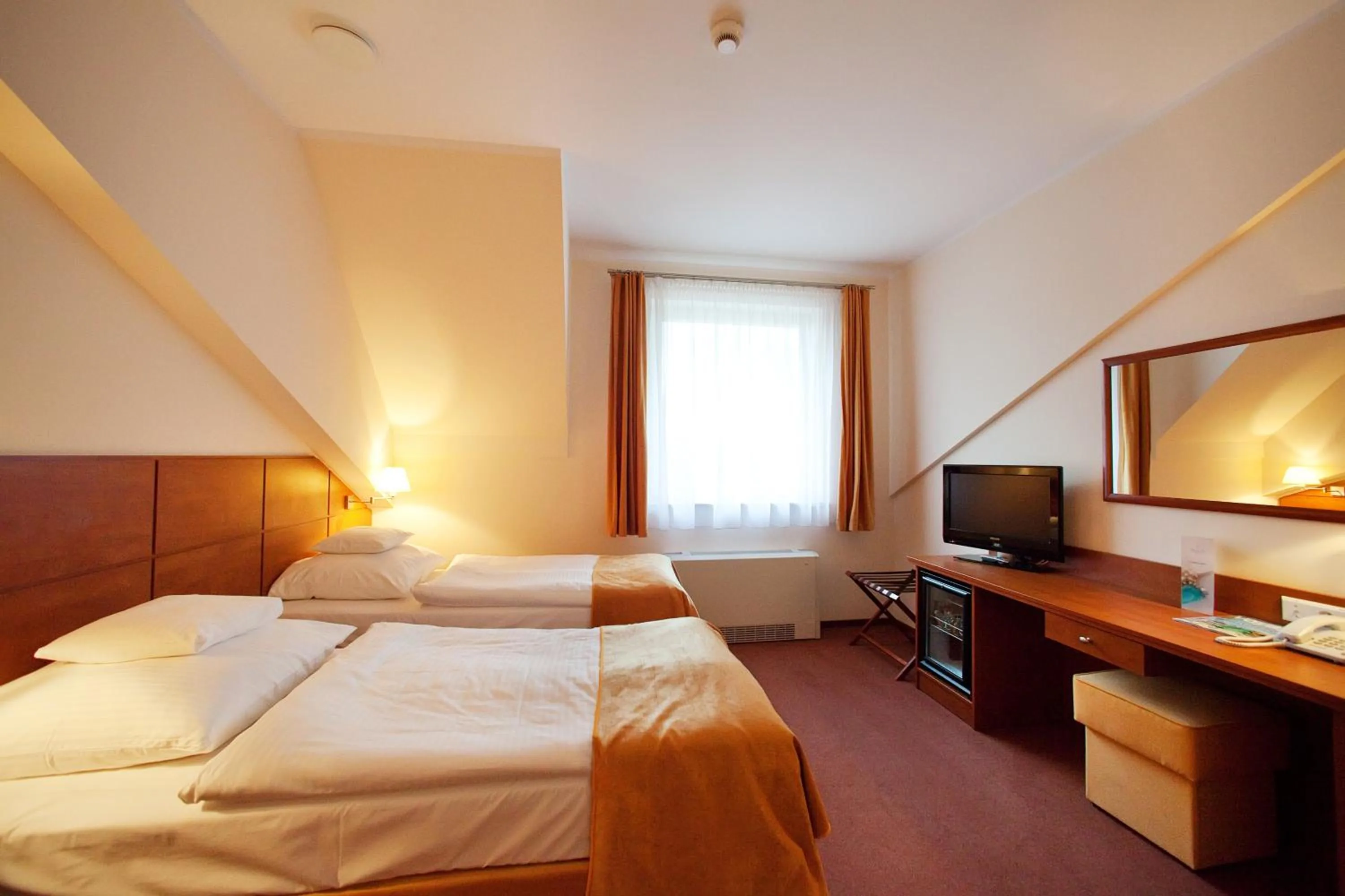 Bed in Hotel Masuria