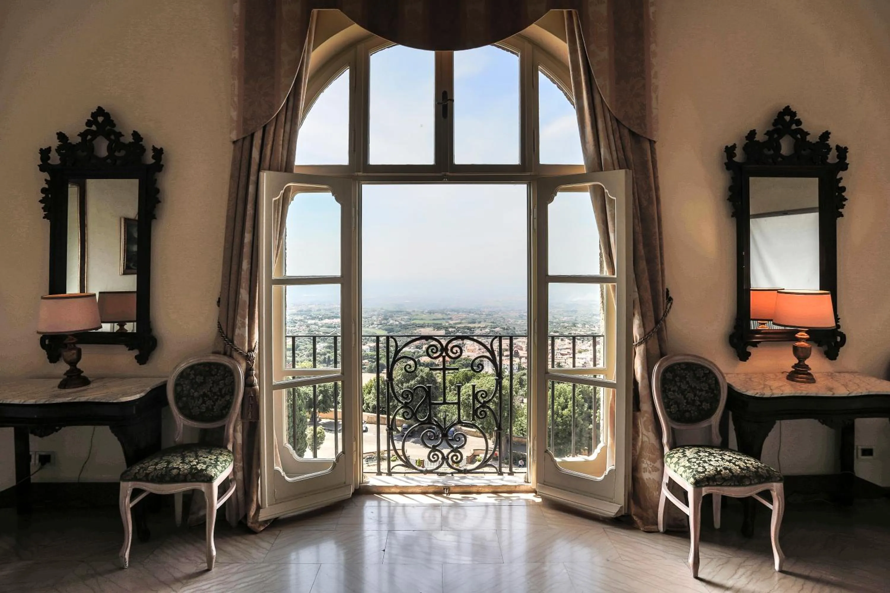 City view in Villa Tuscolana