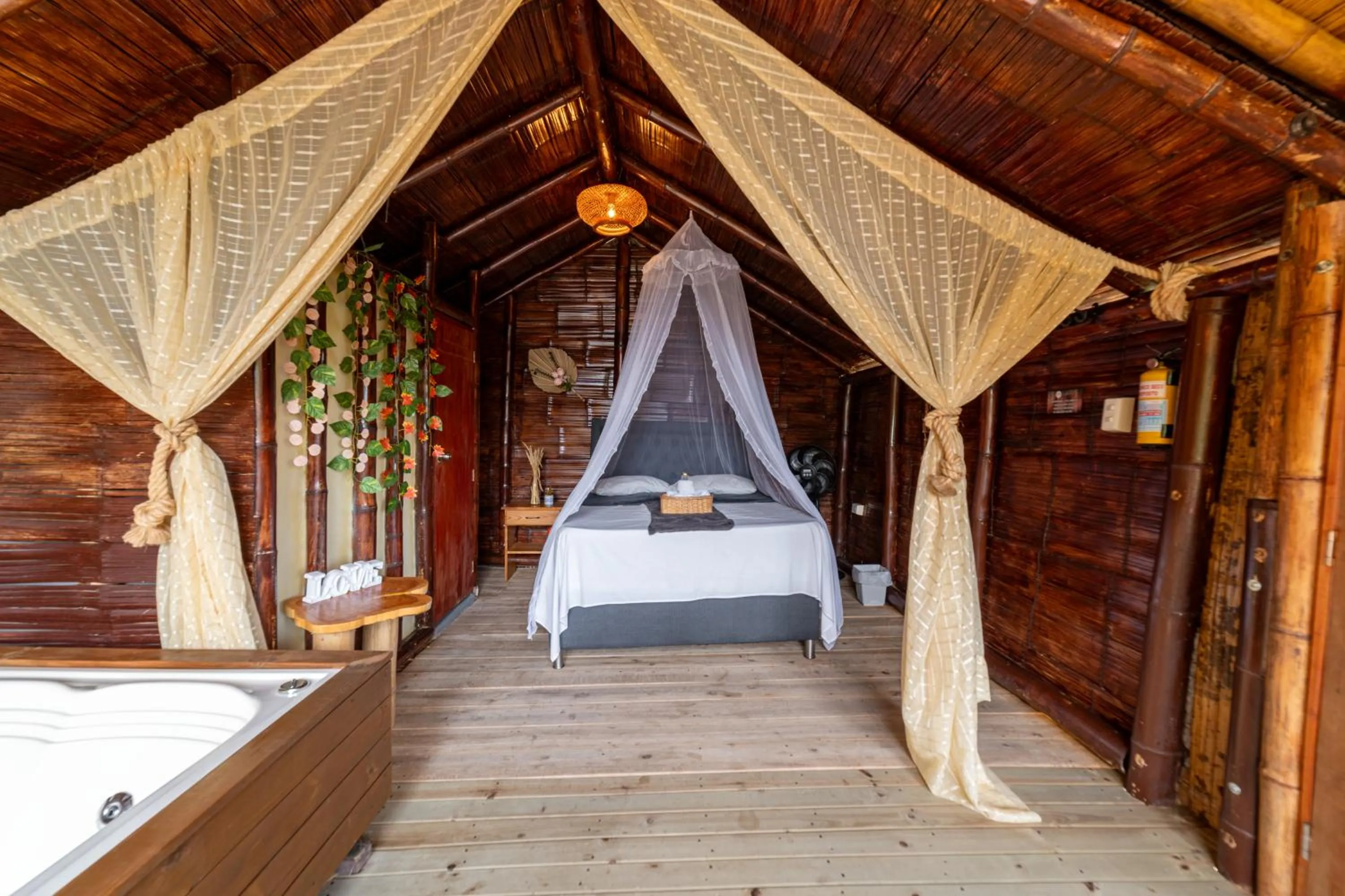 Bedroom, Bed in Glamping Mirador Santa Fe-Sopetran