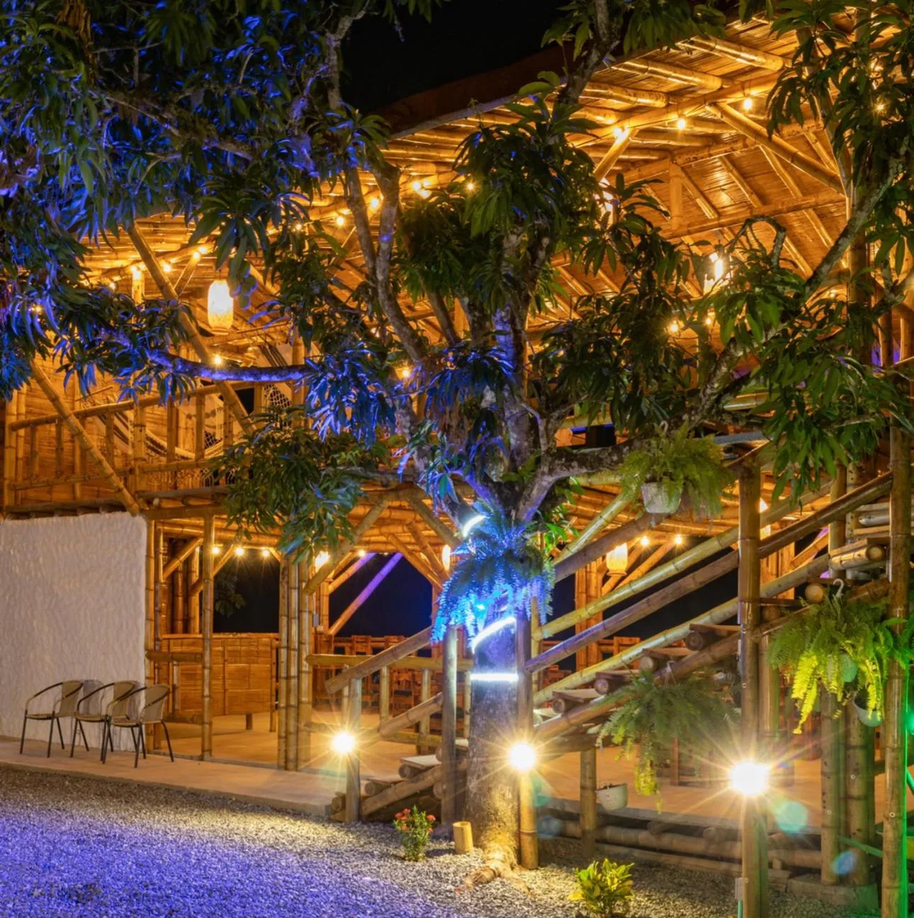 Property building in Glamping Mirador Santa Fe-Sopetran