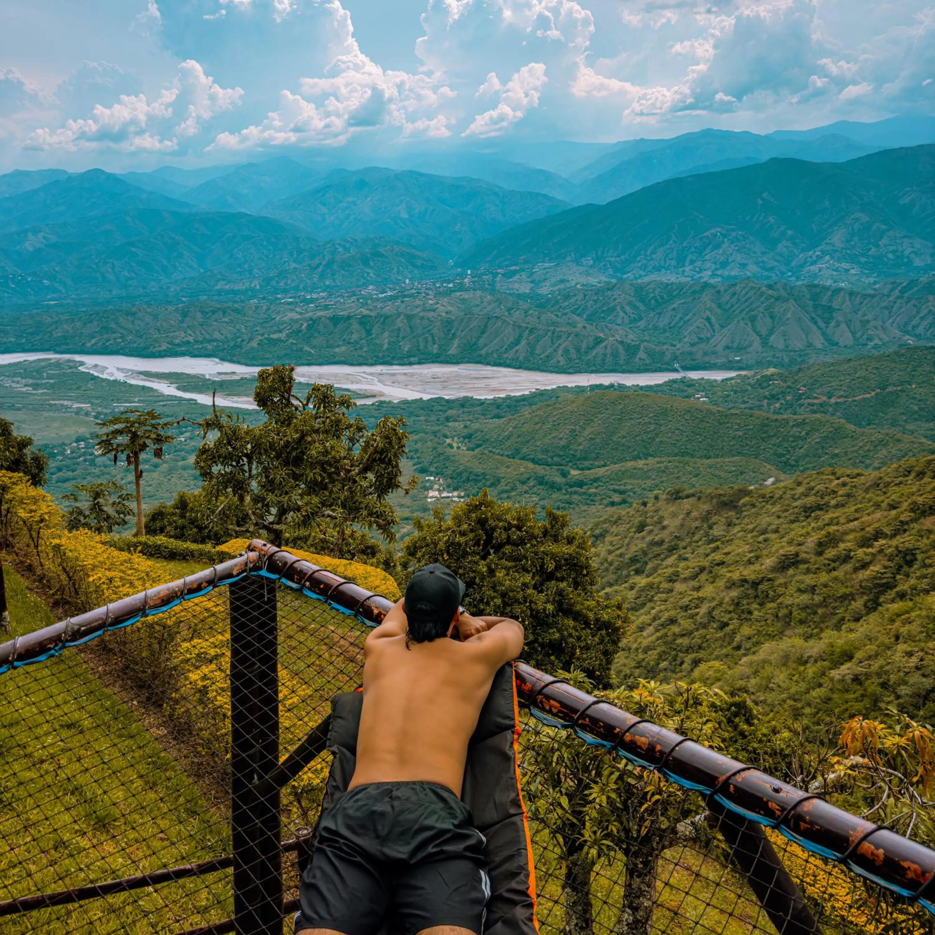 Natural landscape in Glamping Mirador Santa Fe-Sopetran