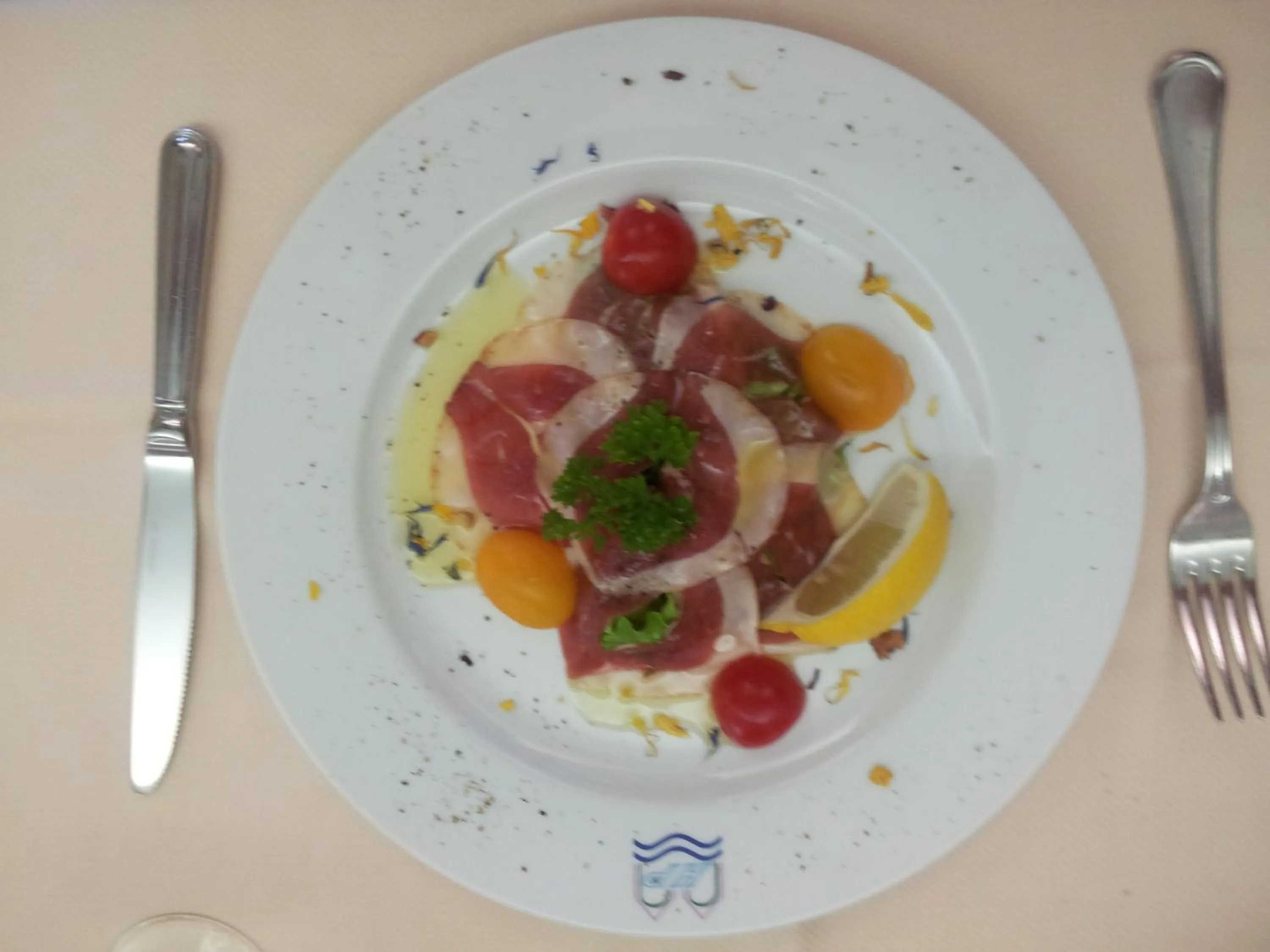 Food and drinks in Hotel Palace