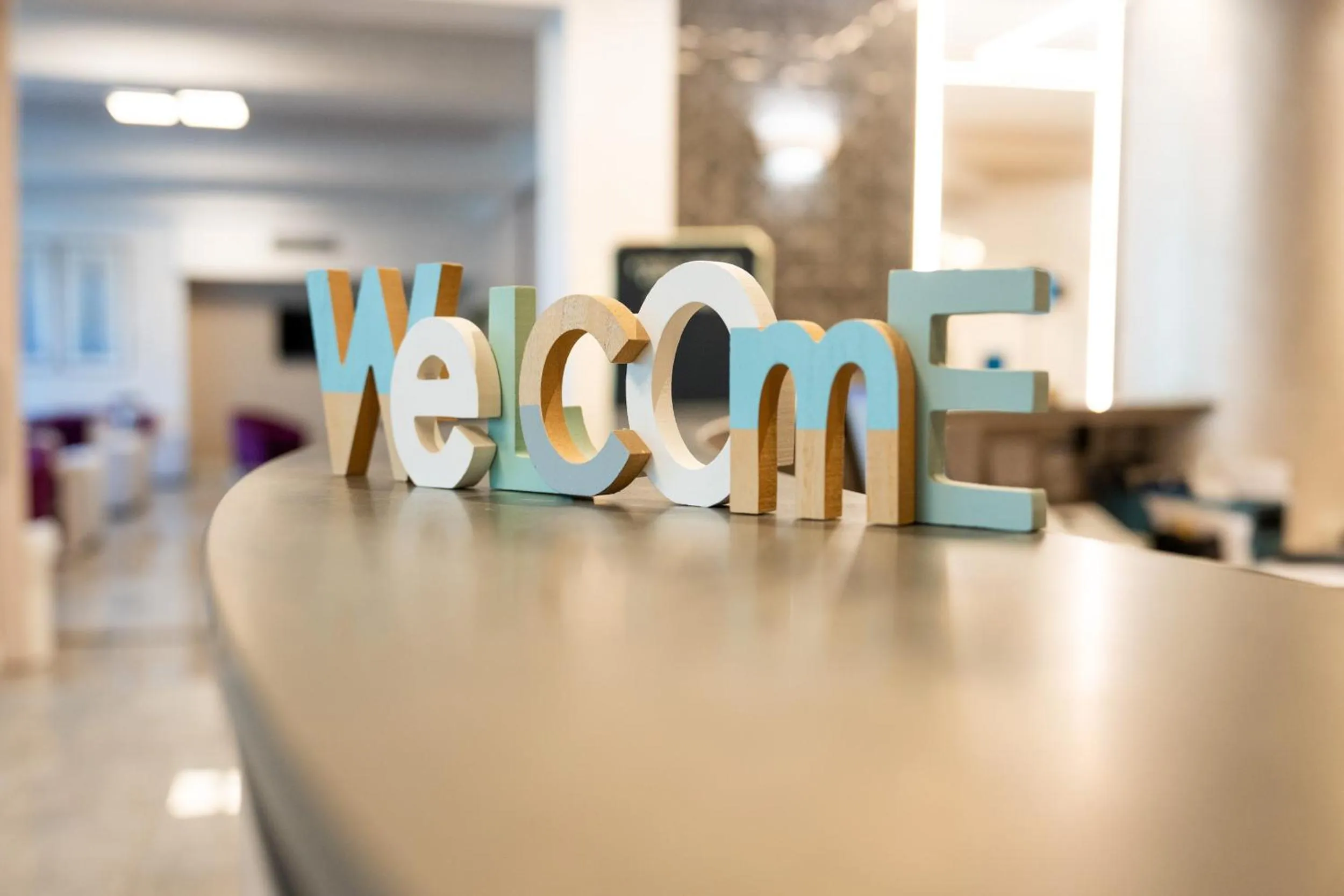 Lobby or reception in Hotel Olimpia