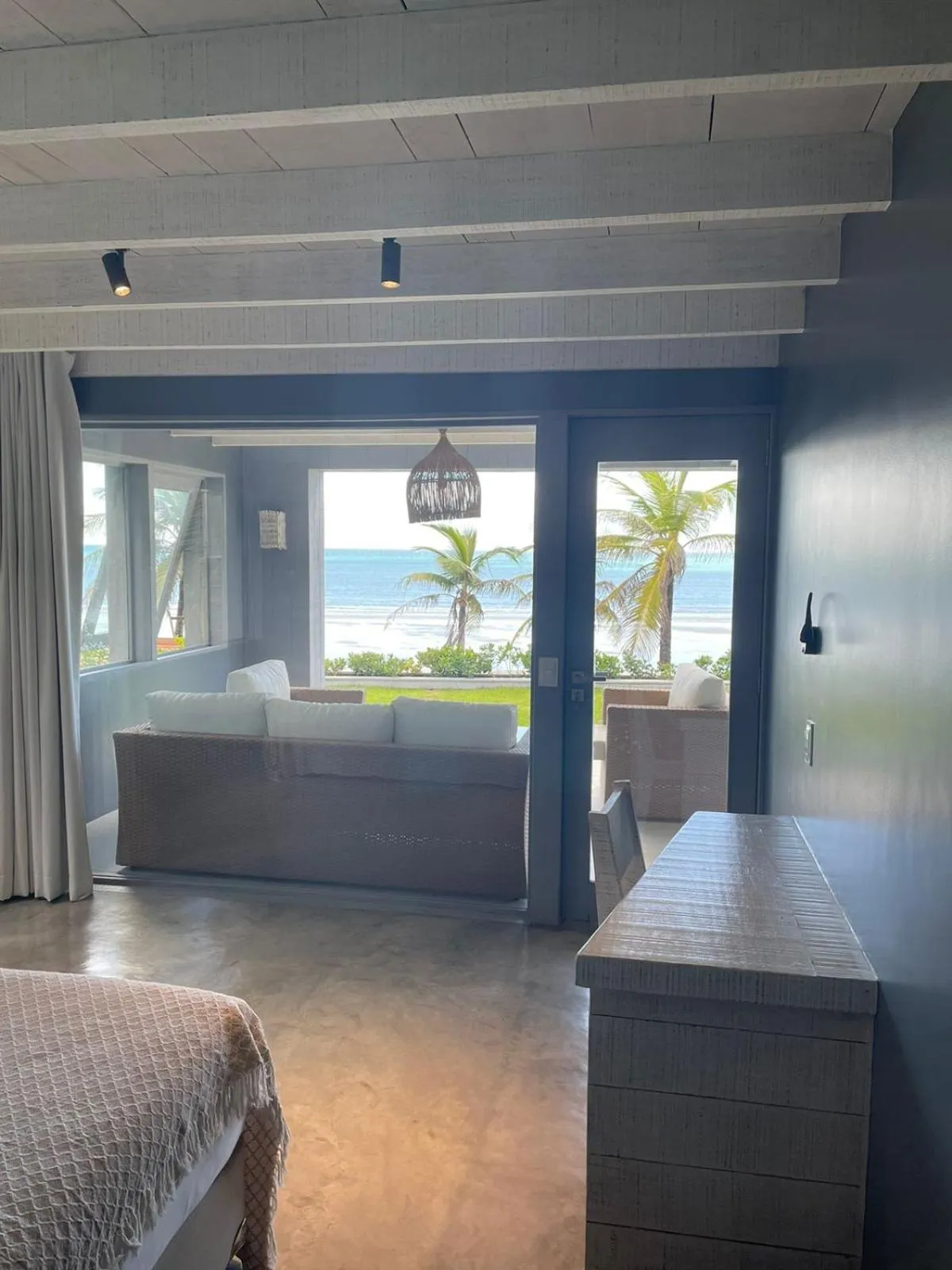 Bed in Club de Mar Condo Hotel