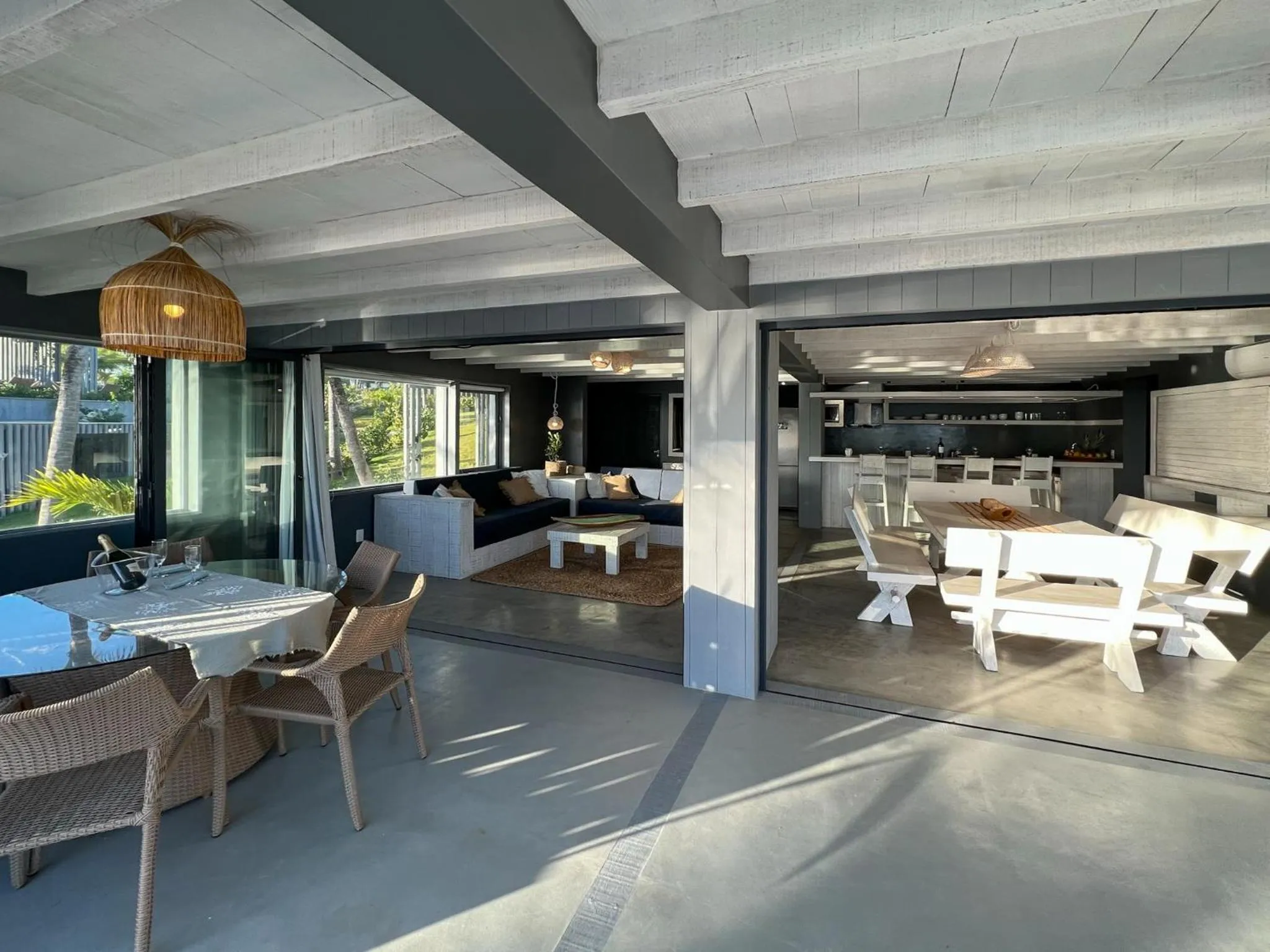 Living room in Club de Mar Condo Hotel