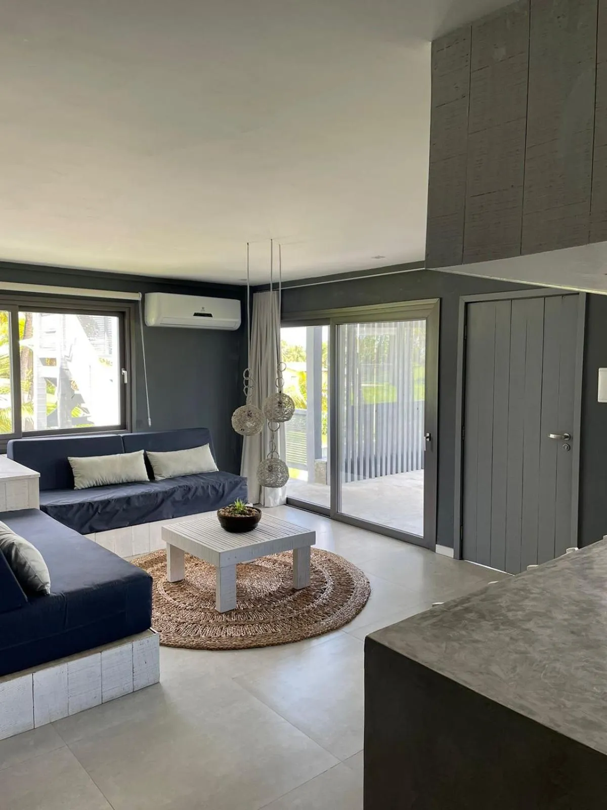 Living room in Club de Mar Condo Hotel