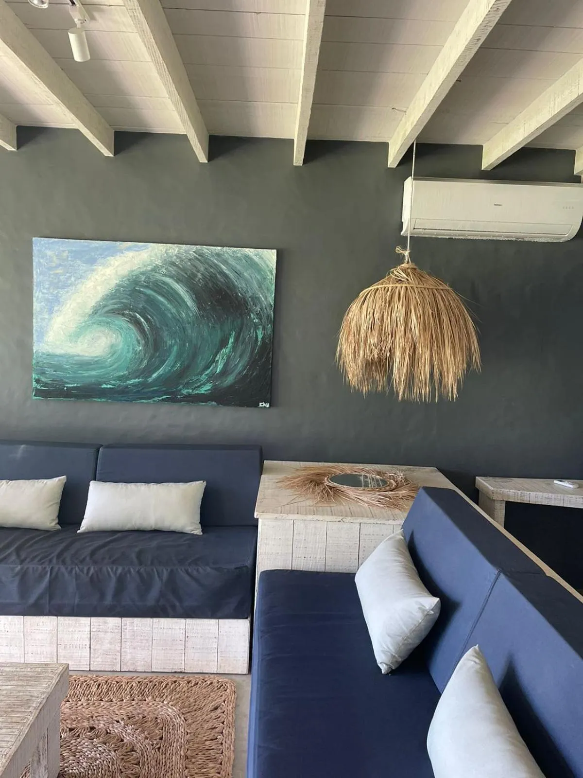 Seating area in Club de Mar Condo Hotel