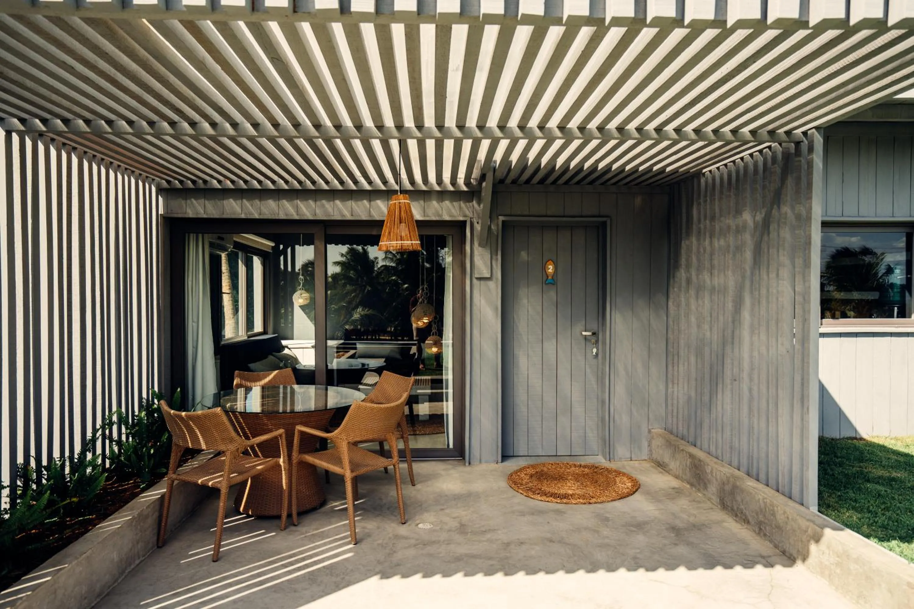 Patio in Club de Mar Condo Hotel