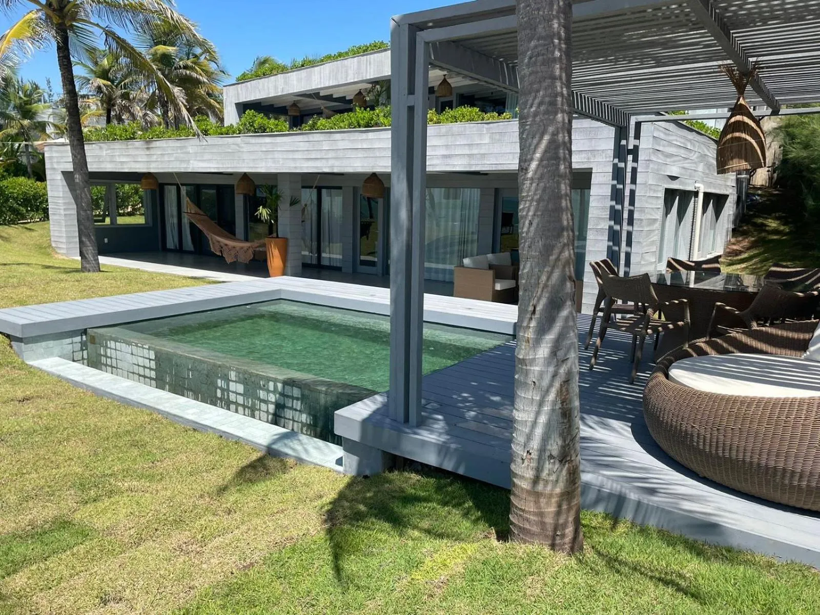 Patio in Club de Mar Condo Hotel