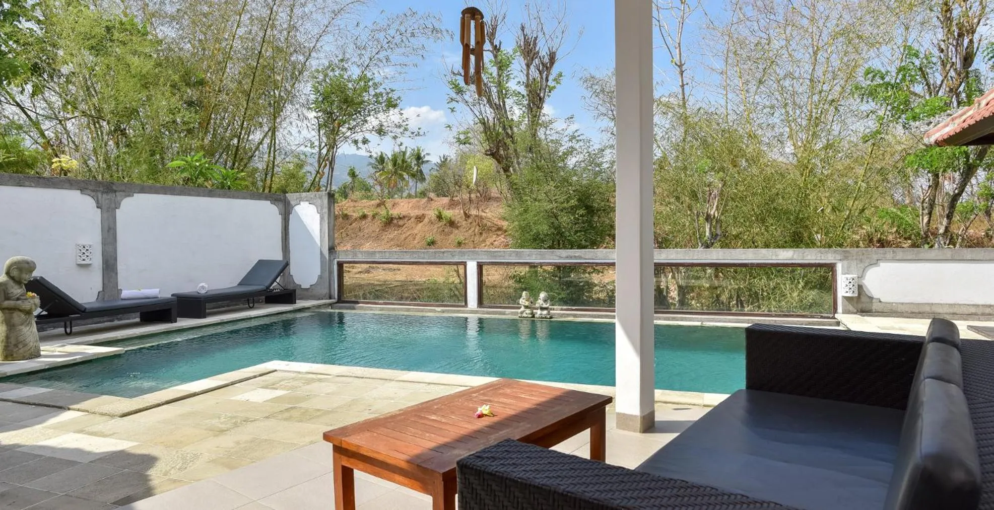 Pool view in Villa Punyan