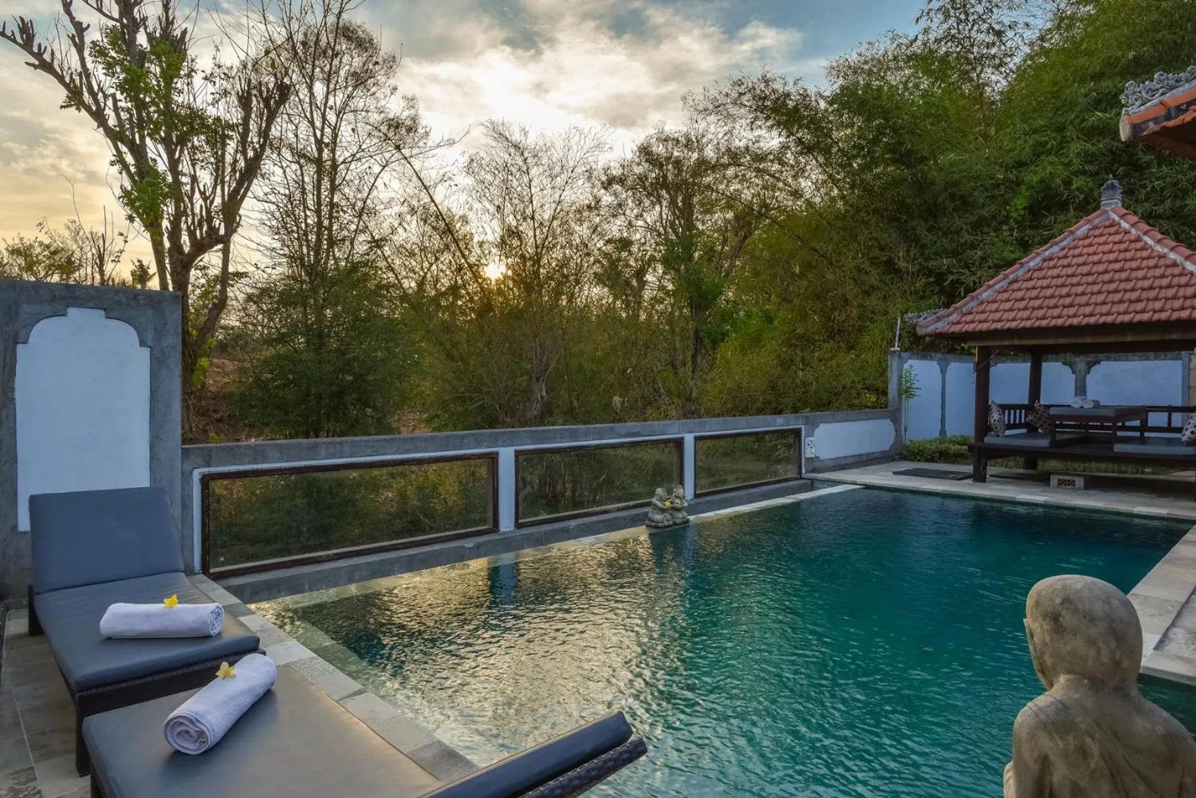 Pool view in Villa Punyan