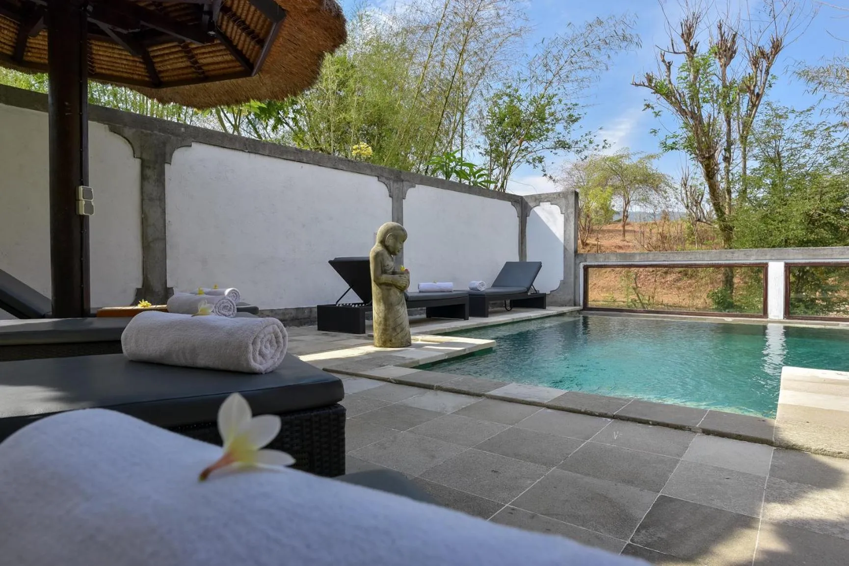 Pool view in Villa Punyan