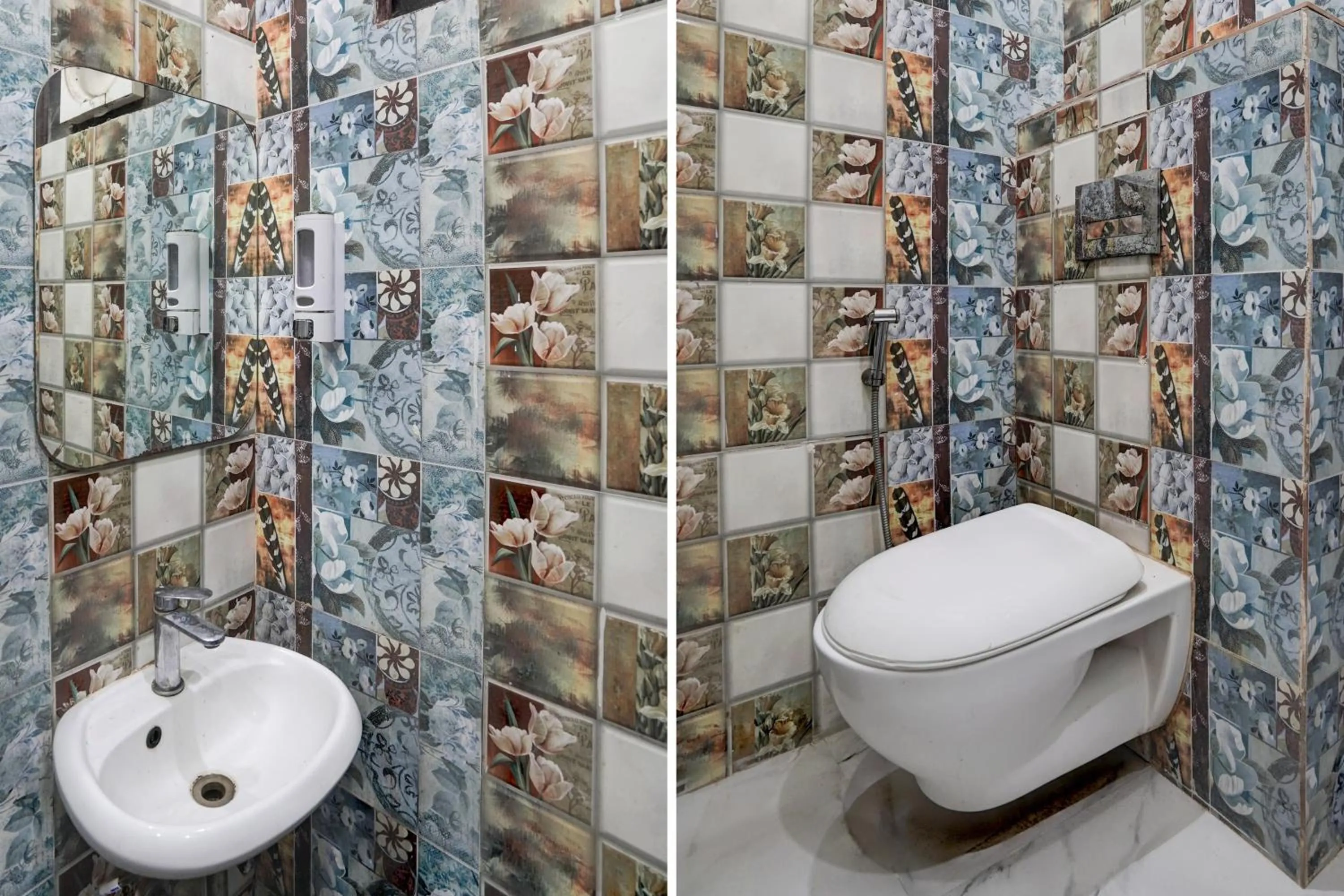 Bathroom in Hotel O Govind Nagar Near Krishan Janm Bhoomi