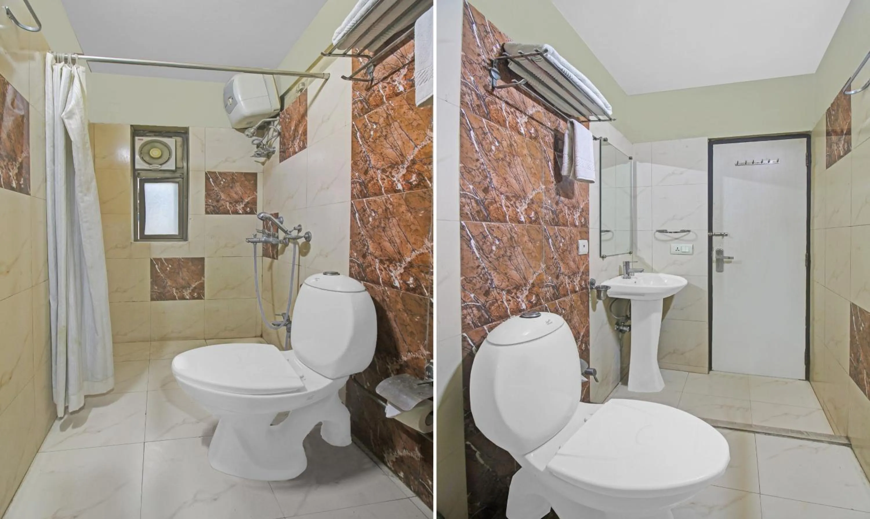 Bathroom in Treebo Mangalam, Bhawanipur