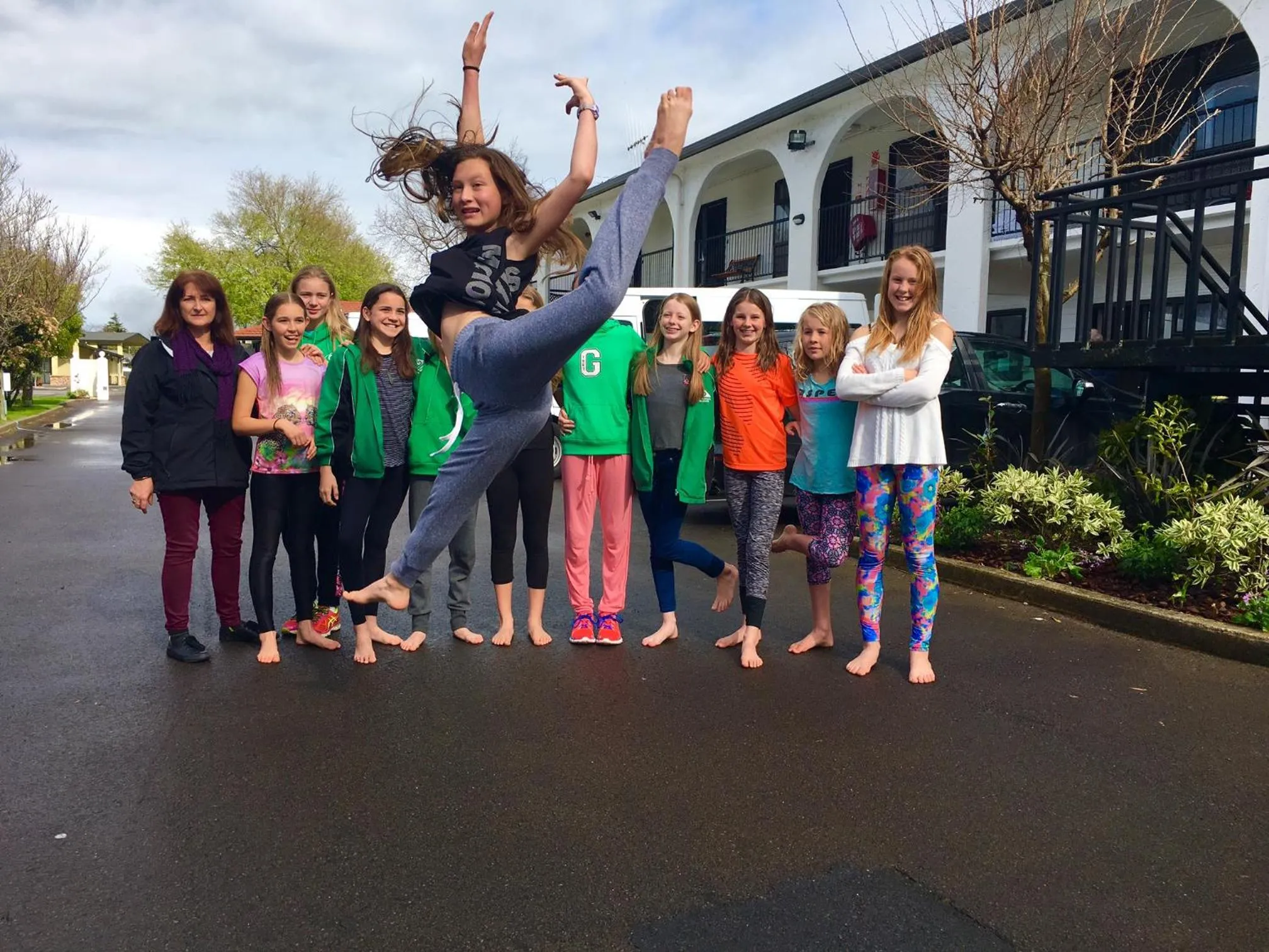 People in Hacienda Motor Lodge