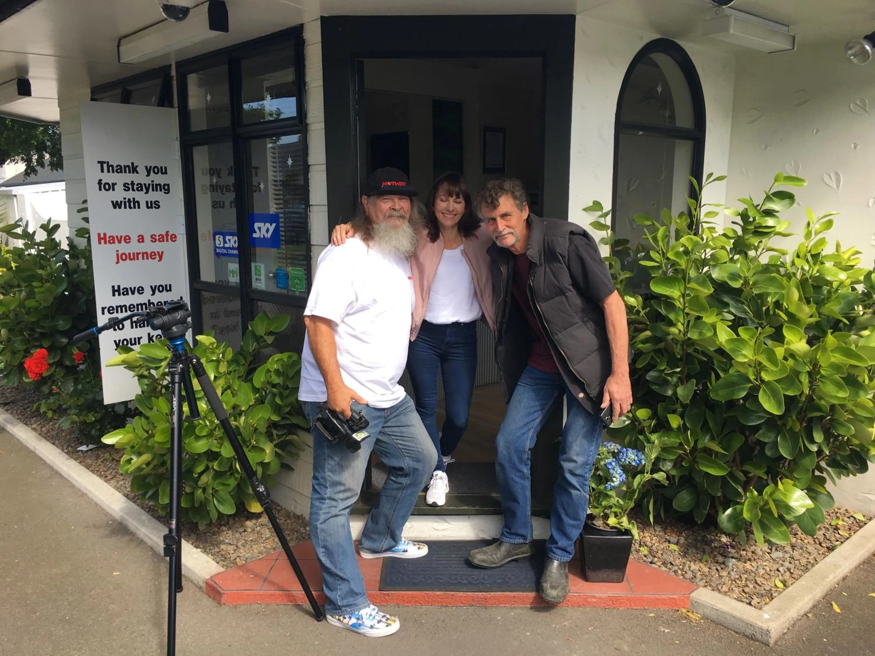 People in Hacienda Motor Lodge