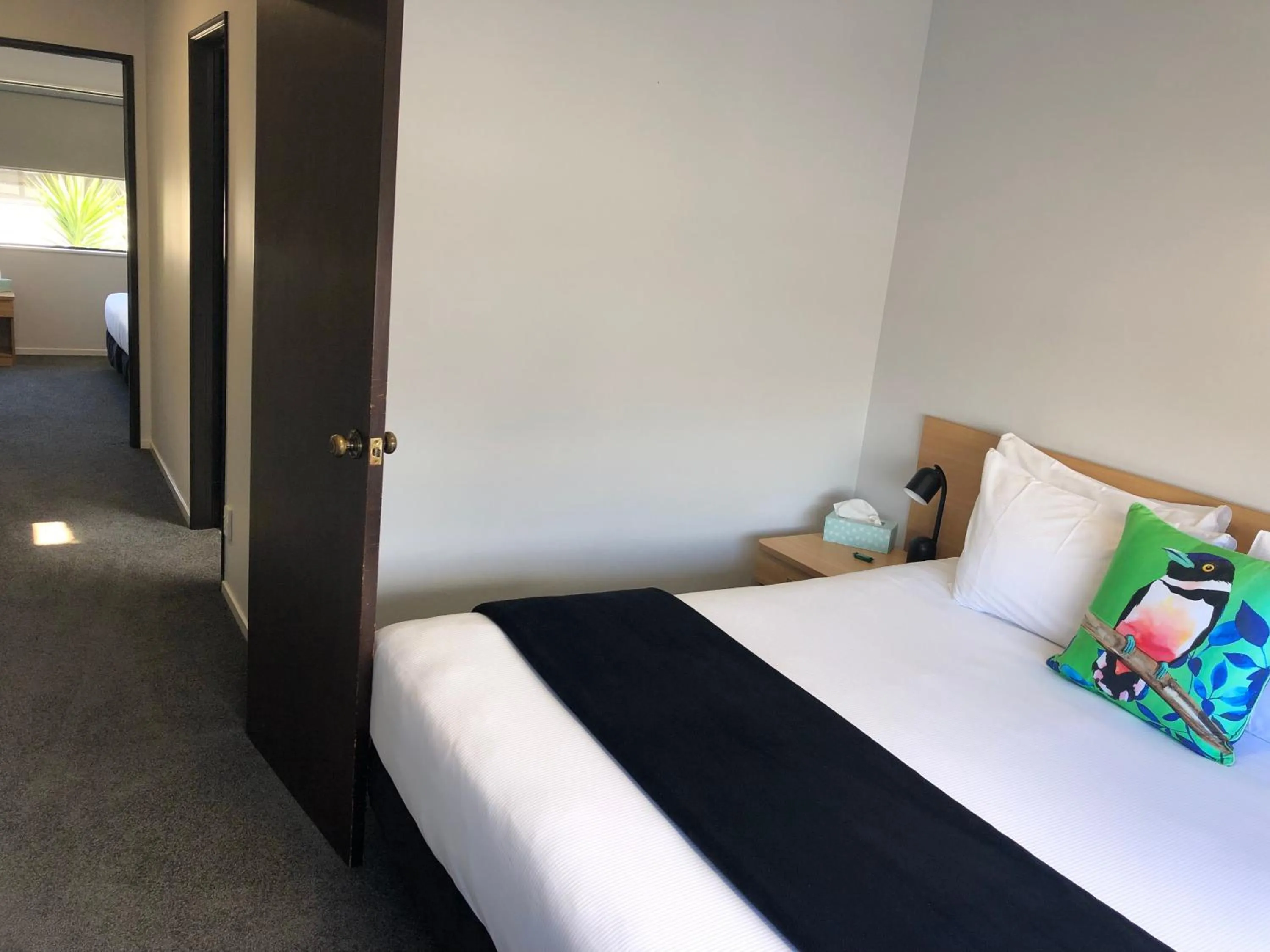 Bed in Hacienda Motor Lodge