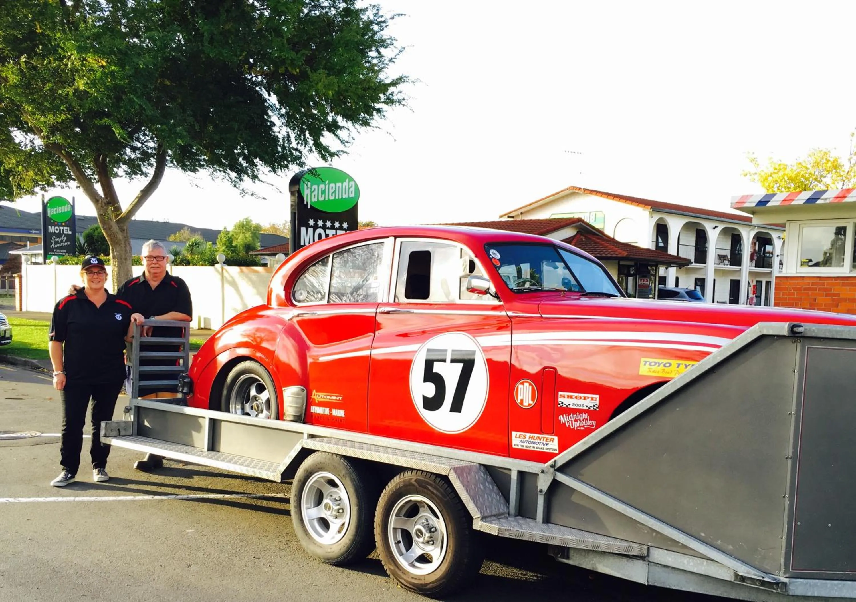 People in Hacienda Motor Lodge