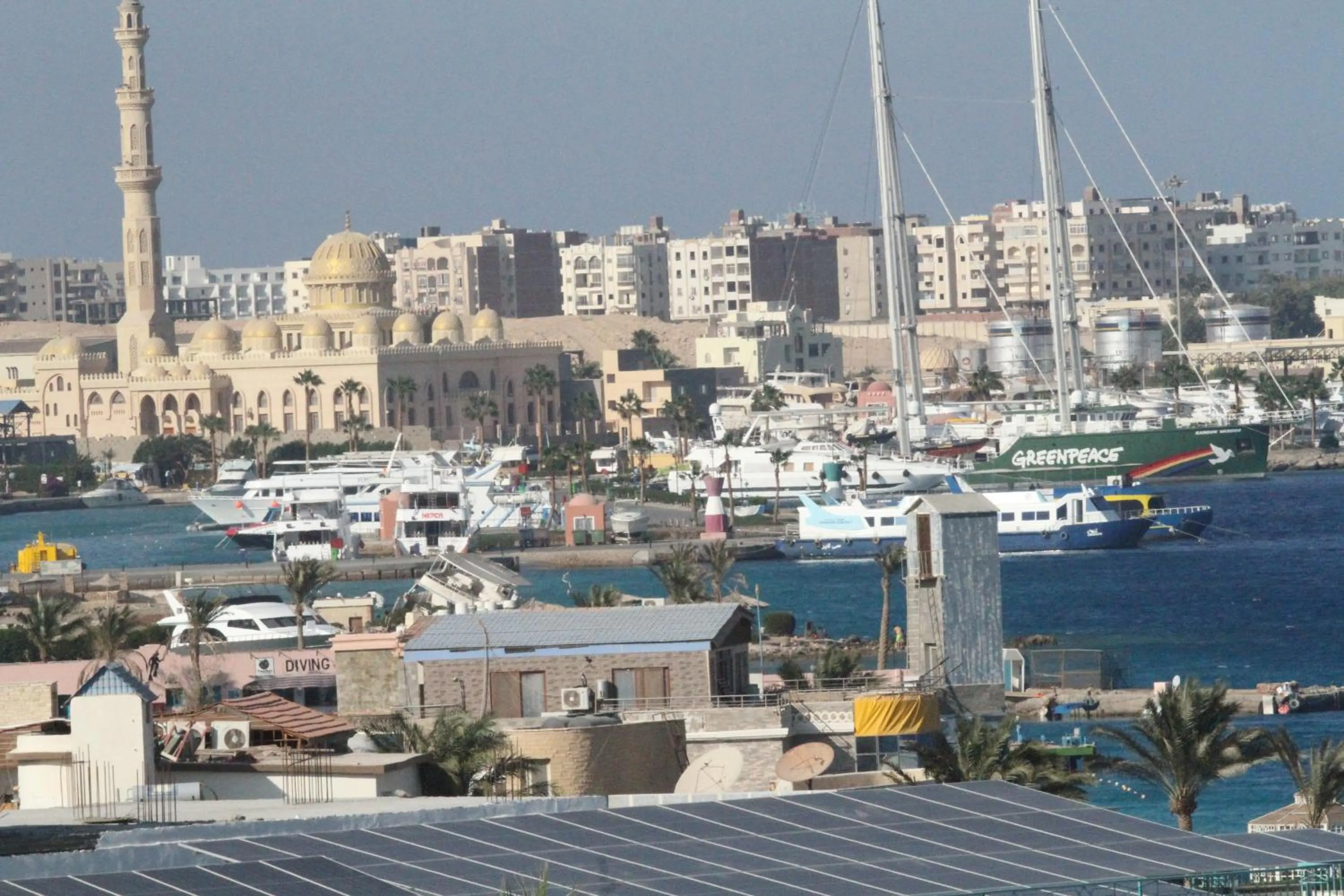 City view in Dexon Roma Hotel