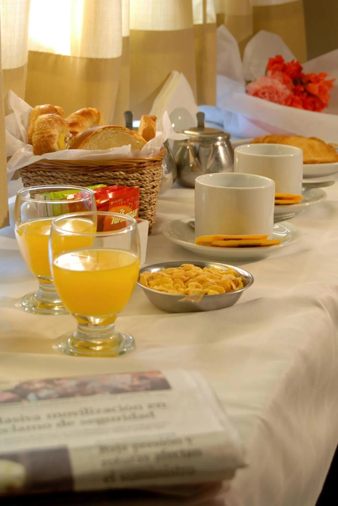 Food and drinks in Hotel San Rafael