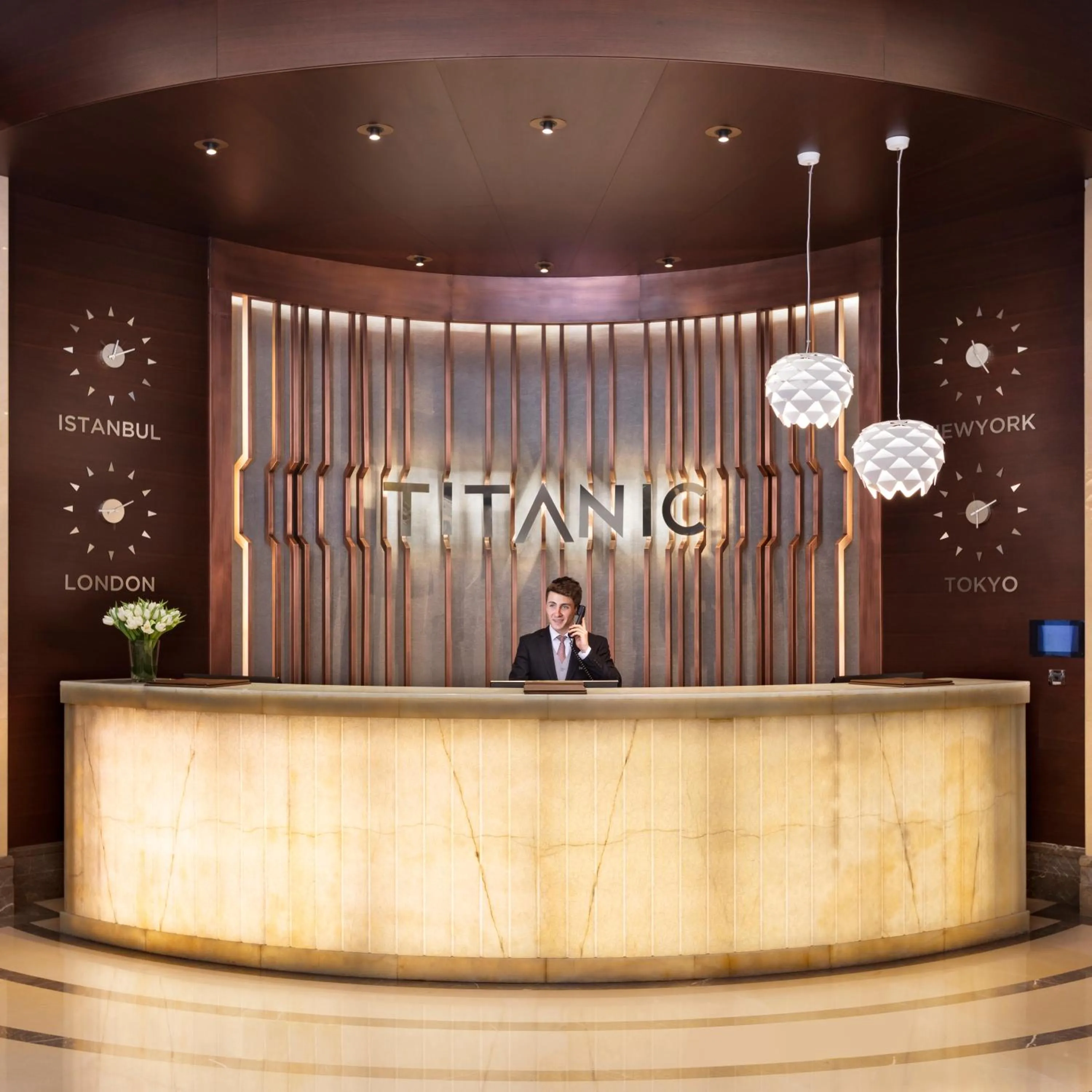 Lobby or reception in Titanic Business Kartal