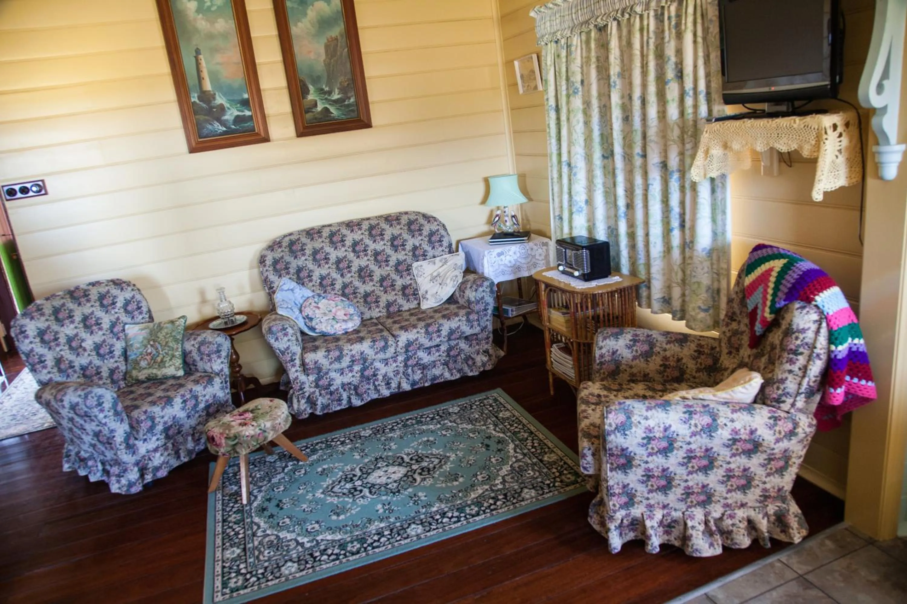 Living room in Belvoir B&B Cottages