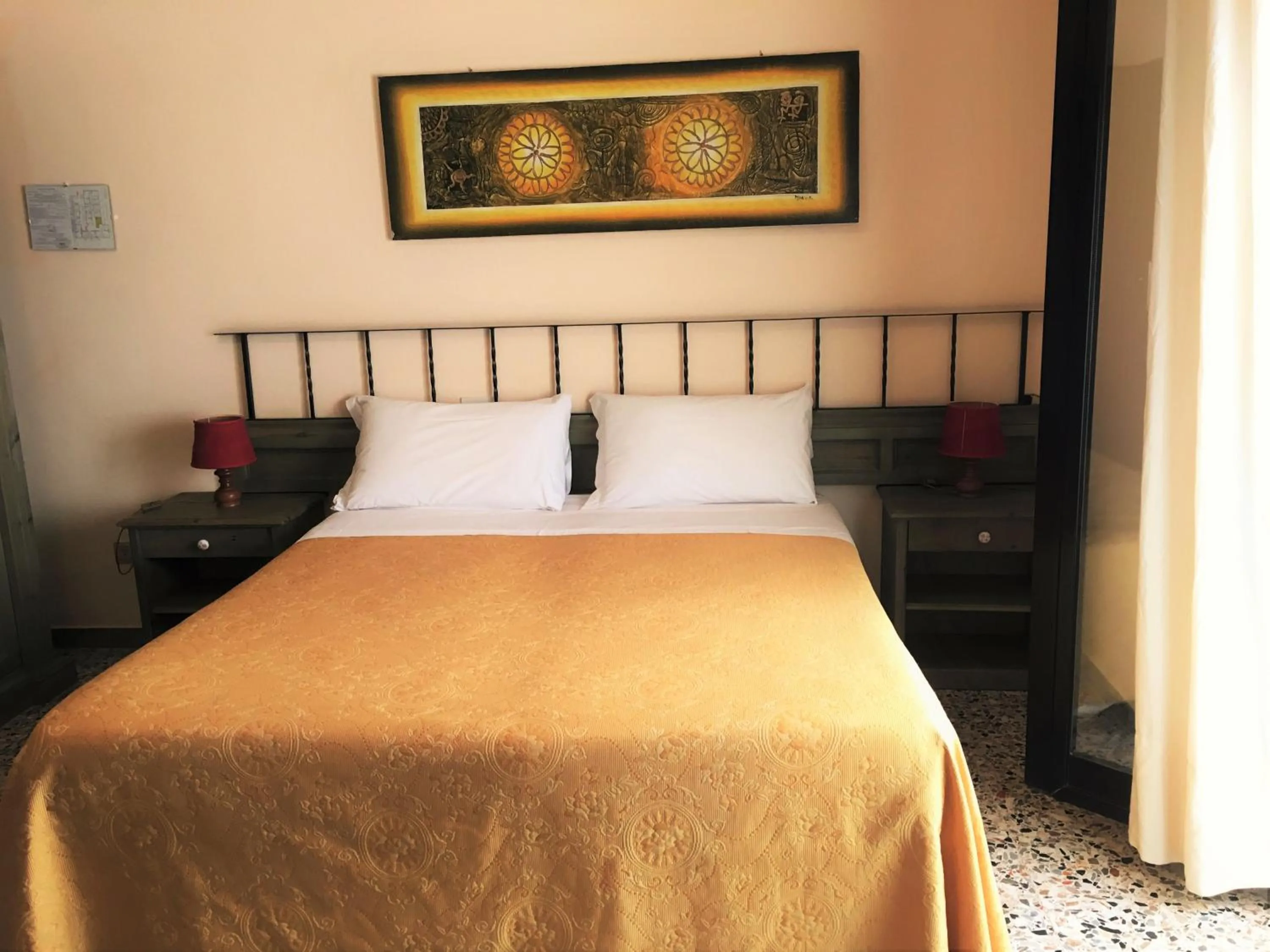 Bed in Hotel Don Pedro