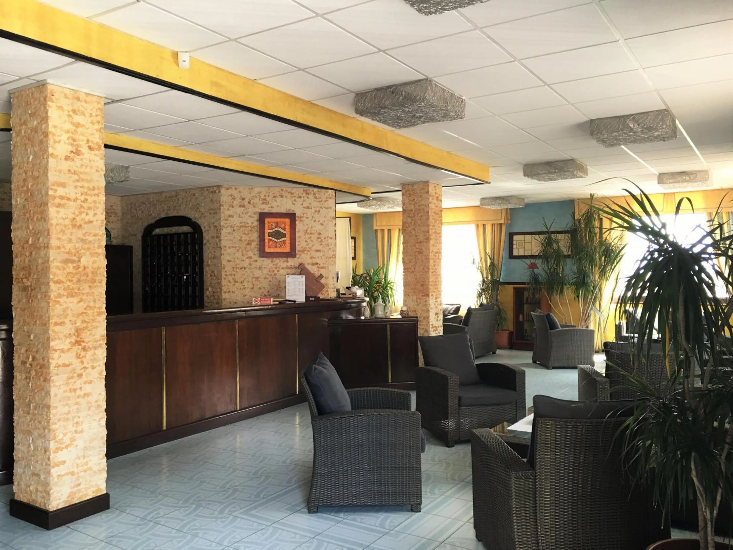 Lobby or reception in Hotel Don Pedro