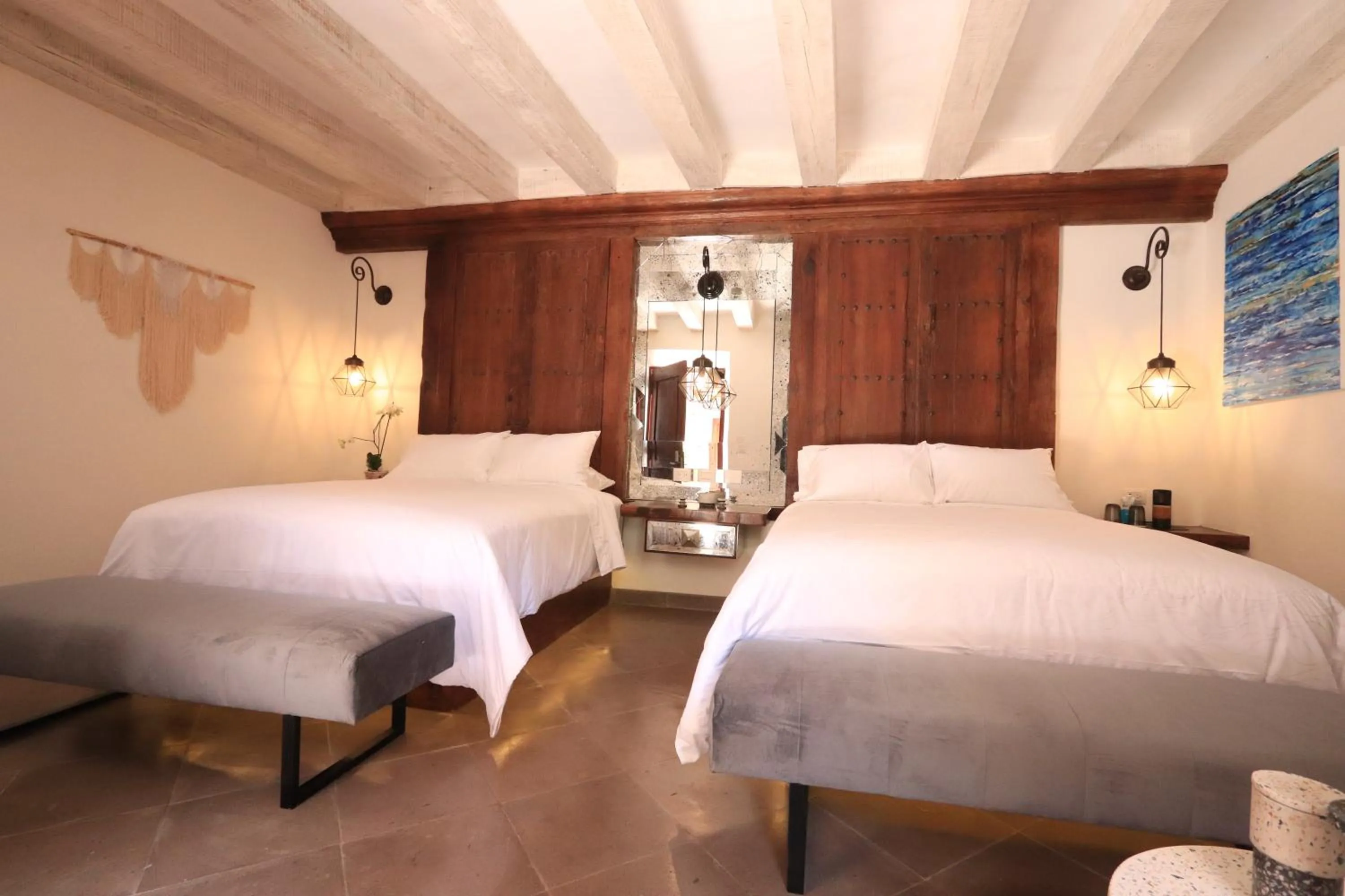 Bed in Concepción Hotel Boutique - Adults Only