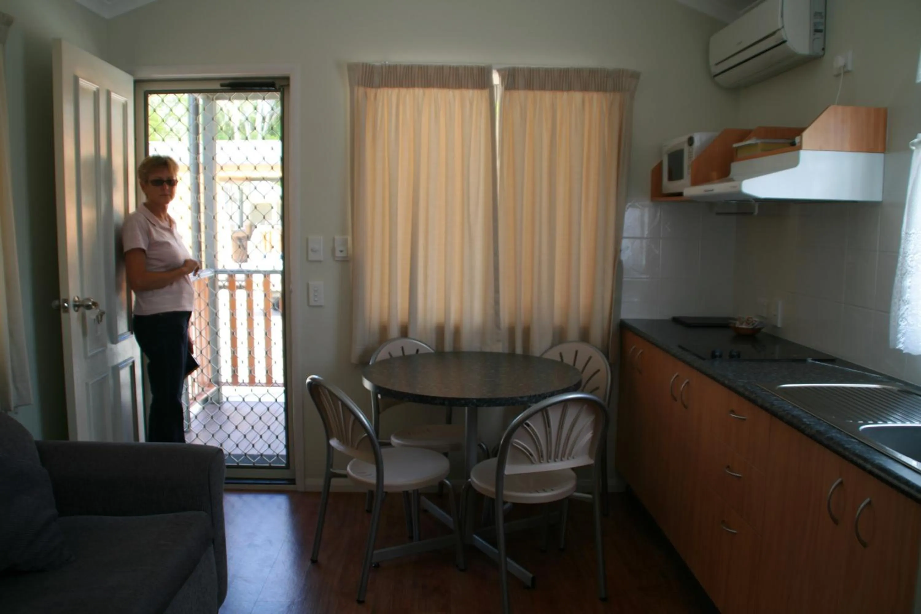 Kitchen or kitchenette in Charters Towers Tourist Park
