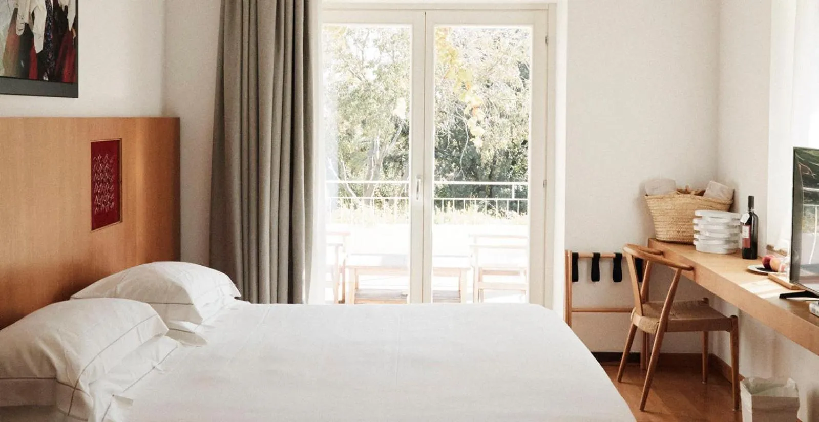 Balcony/Terrace, Bed in Lanthia Resort