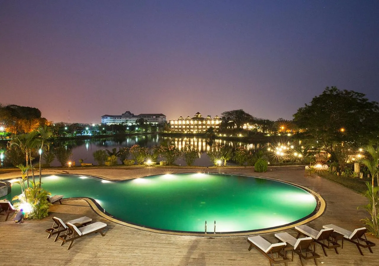 Swimming pool in KMA NAYPYITAW Hotel
