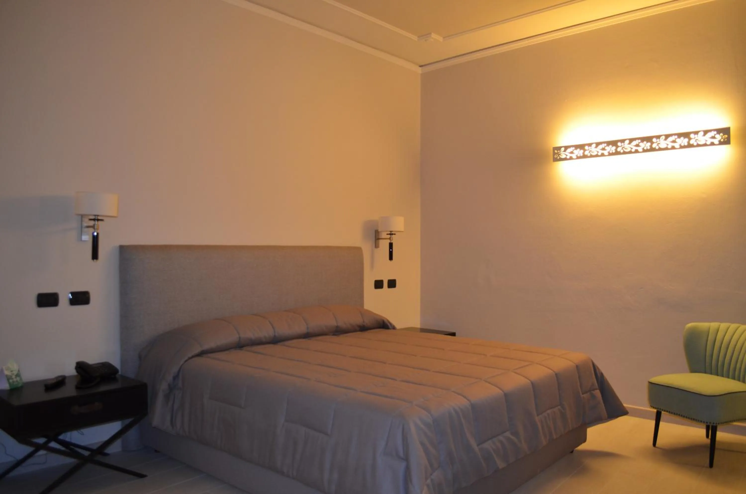 Bed in Grand Hotel Nizza Et Suisse